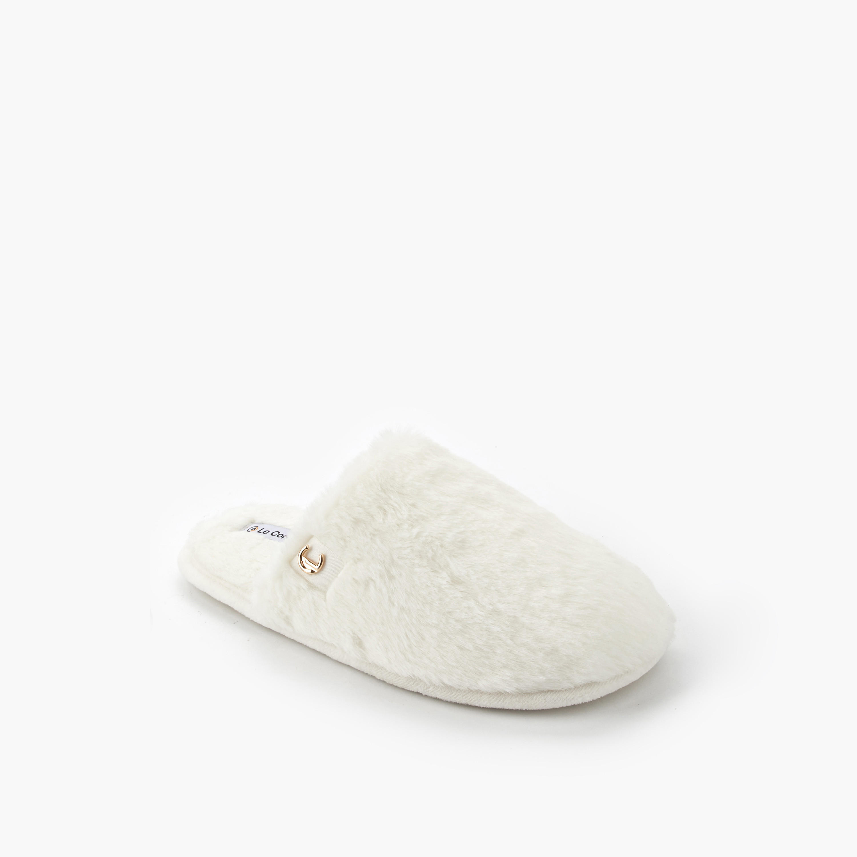 Le Confort Women Faux Fur Bedroom Slippers-women-shoes-bedroomslippers-image-5