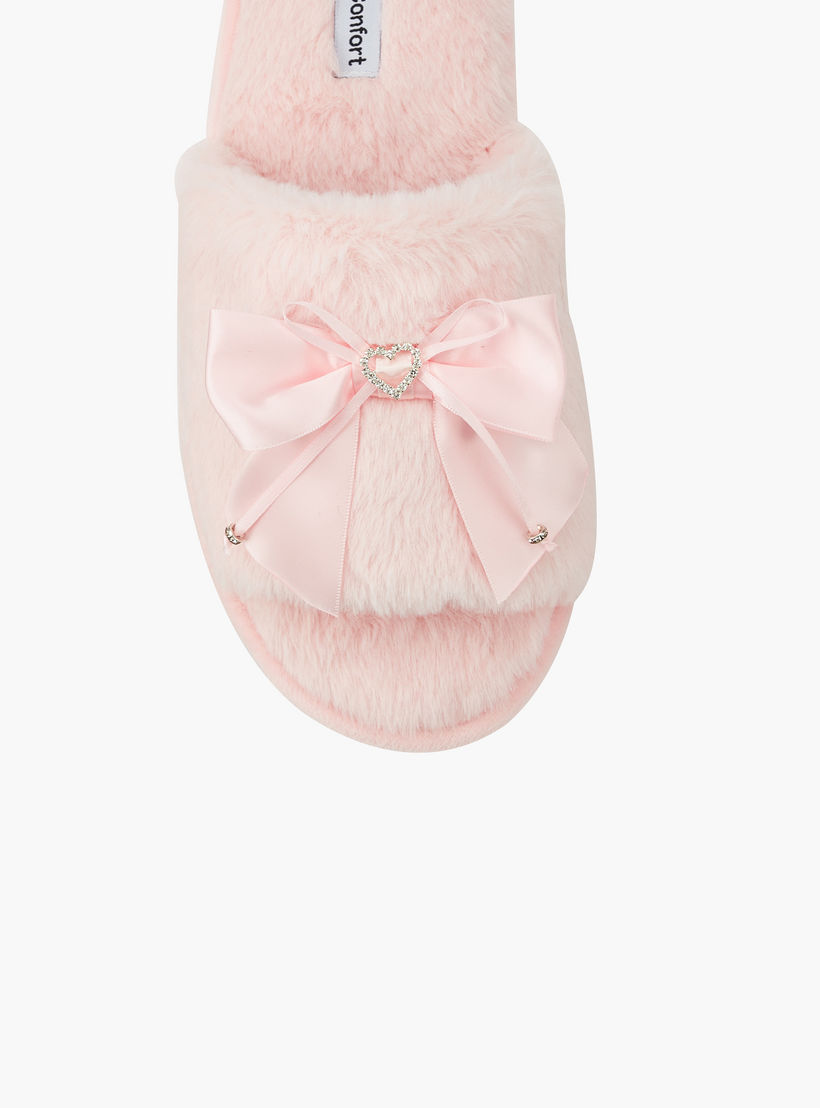 Le Confort Women Faux Fur Bedroom Slippers-women-shoes-bedroomslippers-image-4