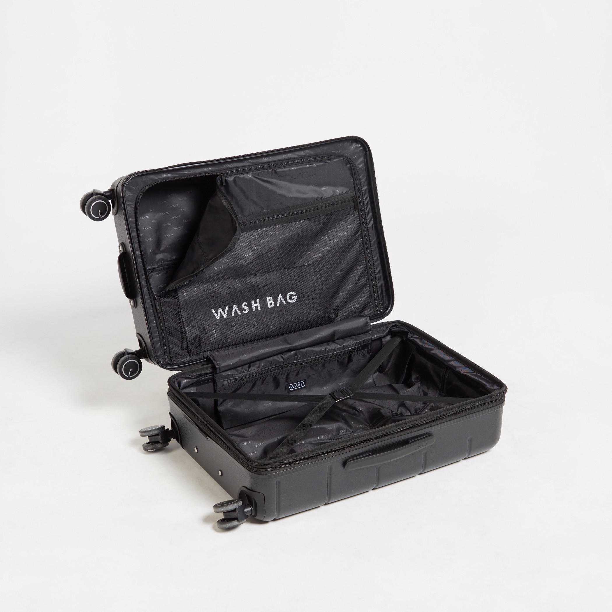 WAVE Textured Hardcase Luggage Trolley with Retractable Handle - 28 inches Check-In Bag-travel-luggagesandbags-luggage-image-5
