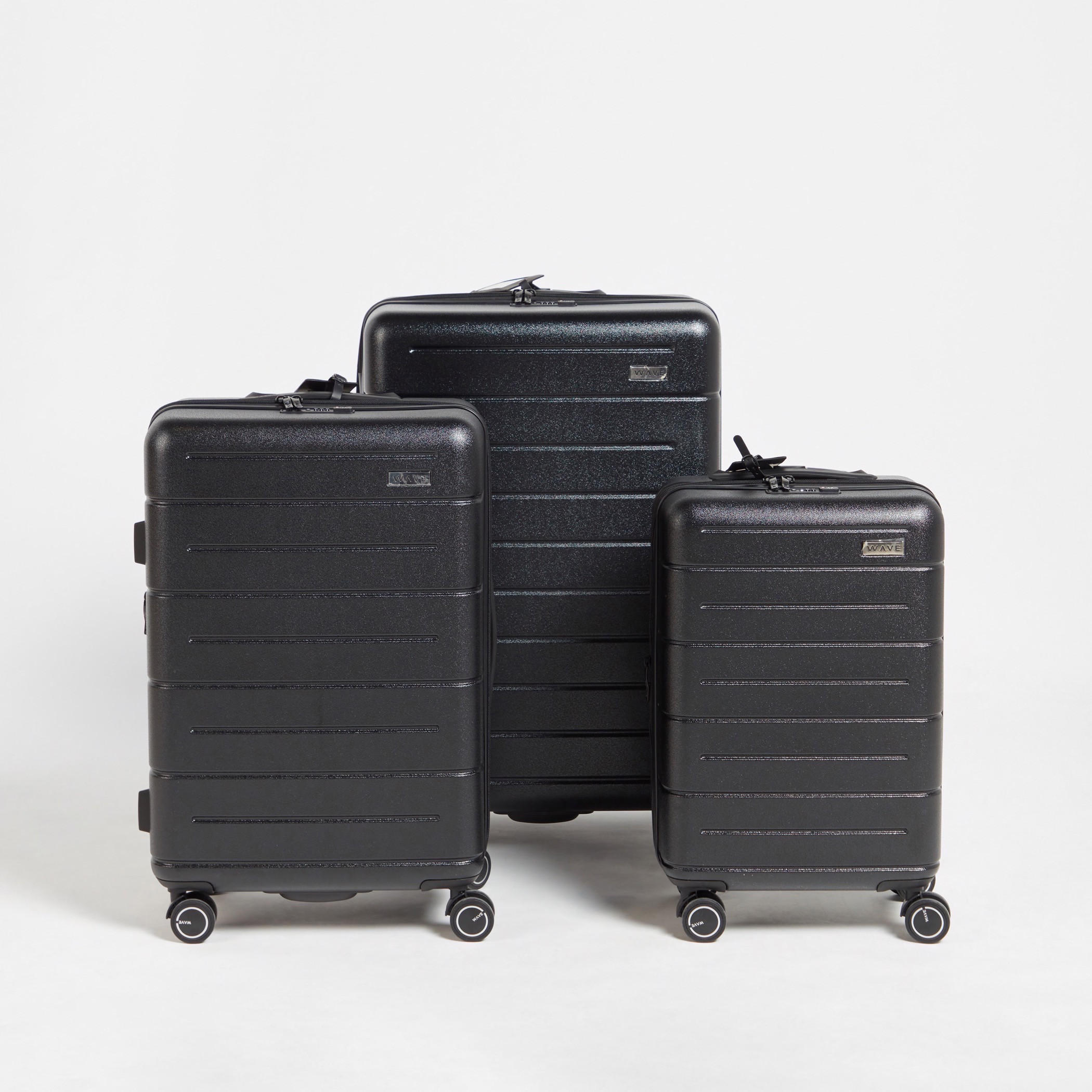 WAVE Textured Hardcase Luggage Trolley with Retractable Handle - 28 inches Check-In Bag-travel-luggagesandbags-luggage-image-6