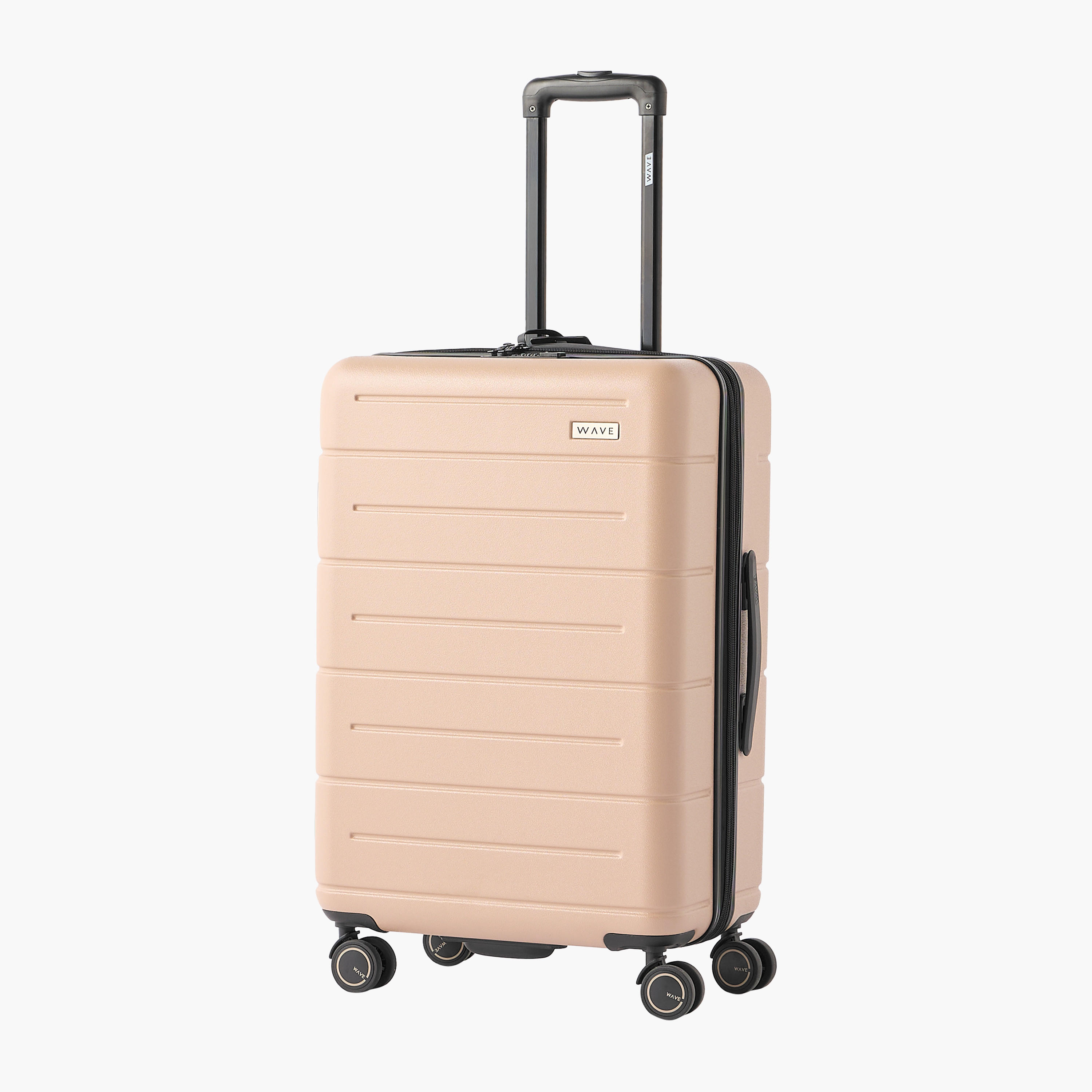 شنطة سفر ترولي صلبة بارزة الملمس بمقبض قابل للسحب من ويف - شنطة شحن 24 بوصة -travel-luggagesandbags-luggage-image-1