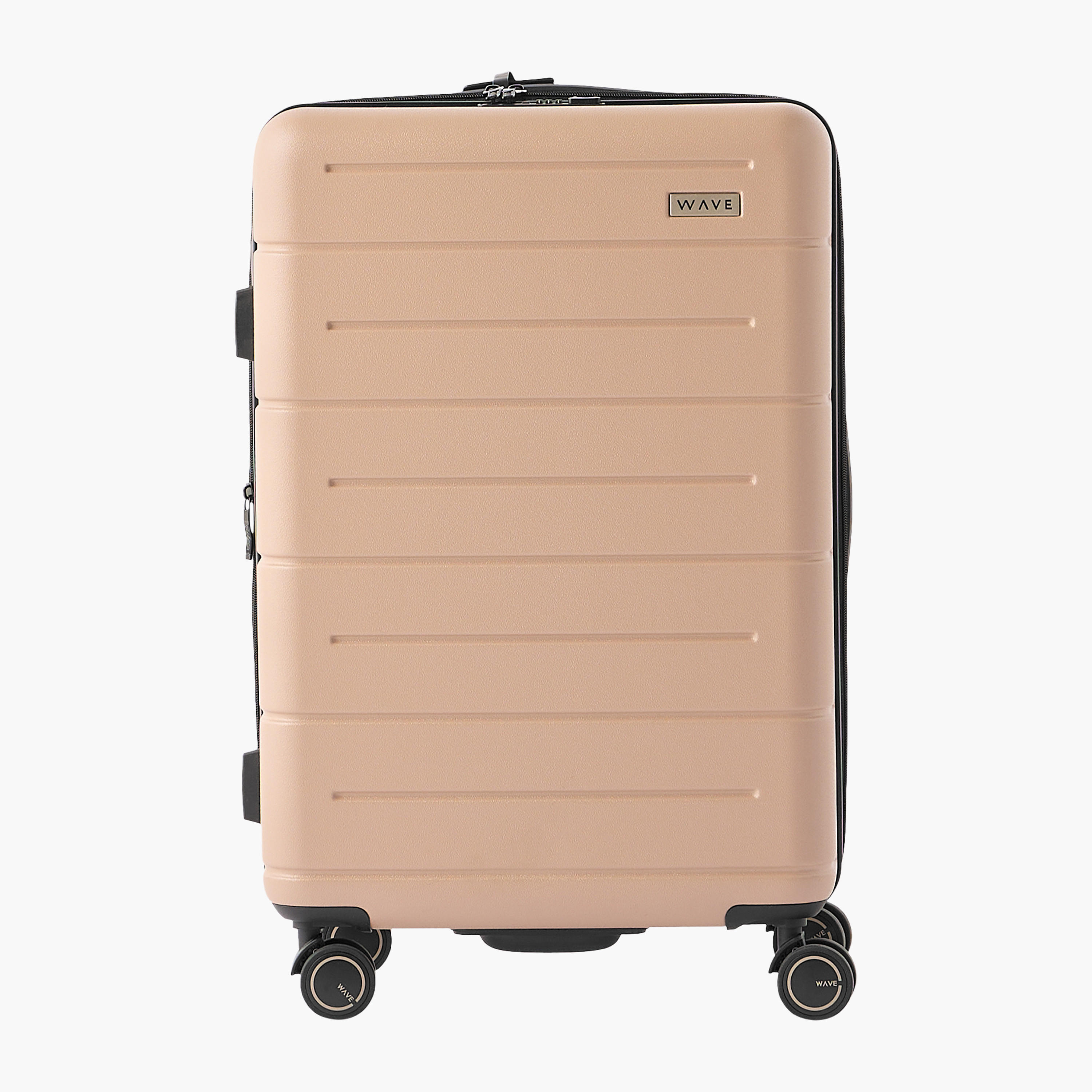 شنطة سفر ترولي صلبة بارزة الملمس بمقبض قابل للسحب من ويف - شنطة شحن 24 بوصة -travel-luggagesandbags-luggage-image-2