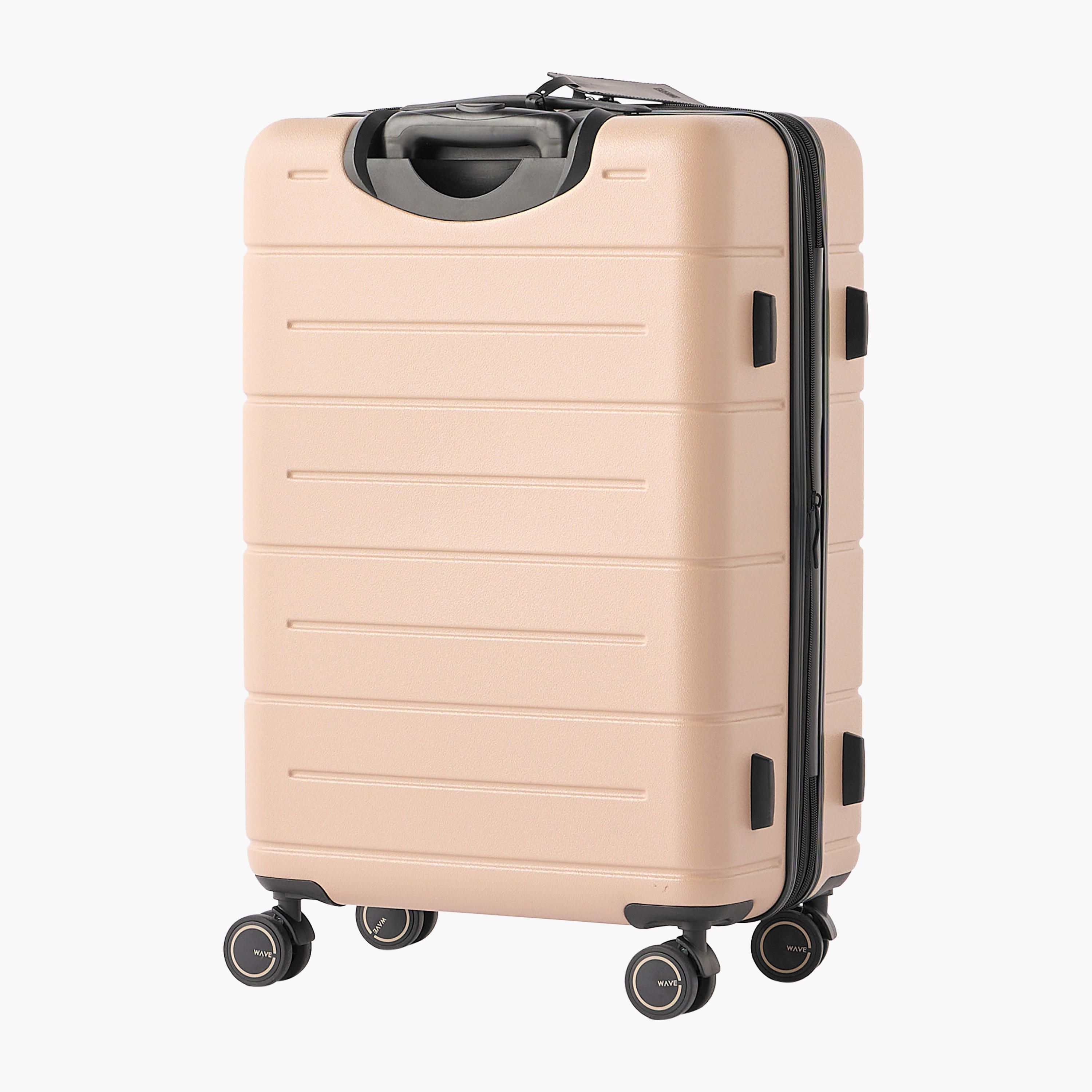 شنطة سفر ترولي صلبة بارزة الملمس بمقبض قابل للسحب من ويف - شنطة شحن 24 بوصة -travel-luggagesandbags-luggage-image-3