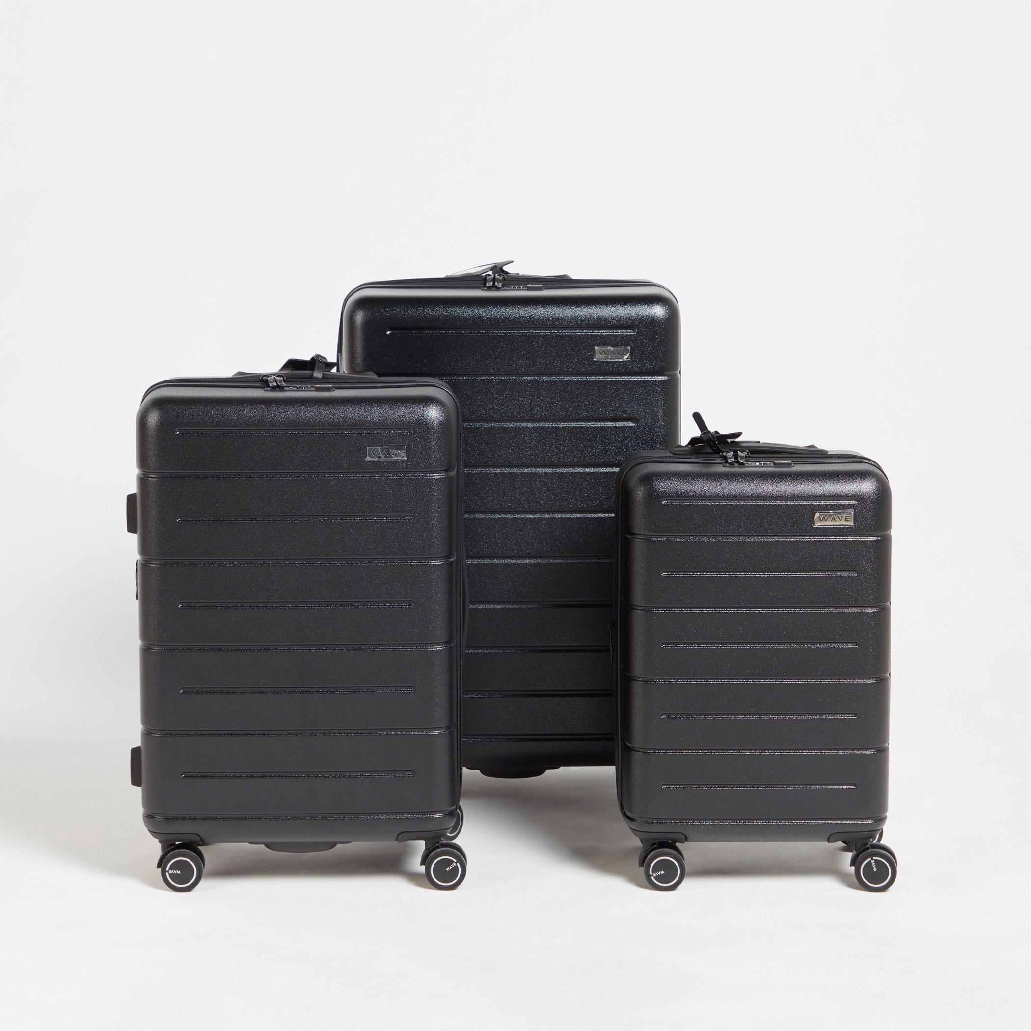 WAVE Textured Hardcase Luggage Trolley with Retractable Handle - 24 inches Check-in Bag-travel-luggagesandbags-luggage-image-6