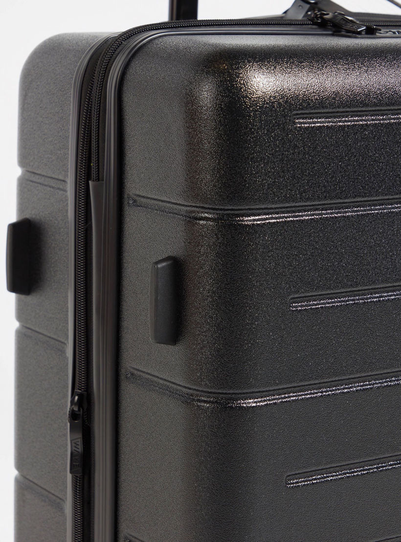 WAVE Textured Hardcase Luggage Trolley with Retractable Handle - 20 inches Cabin Bag-travel-luggagesandbags-luggage-image-5