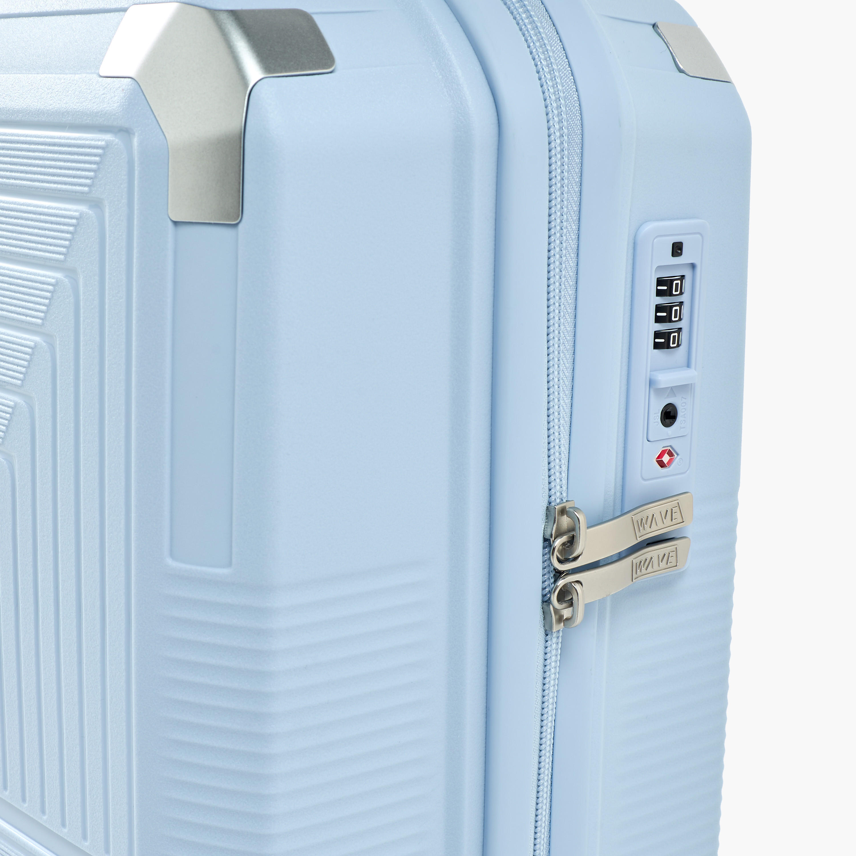 WAVE Textured Hardcase Luggage Trolley with Retractable Handle - 28 inches Check-In Bag-travel-luggagesandbags-luggage-image-4