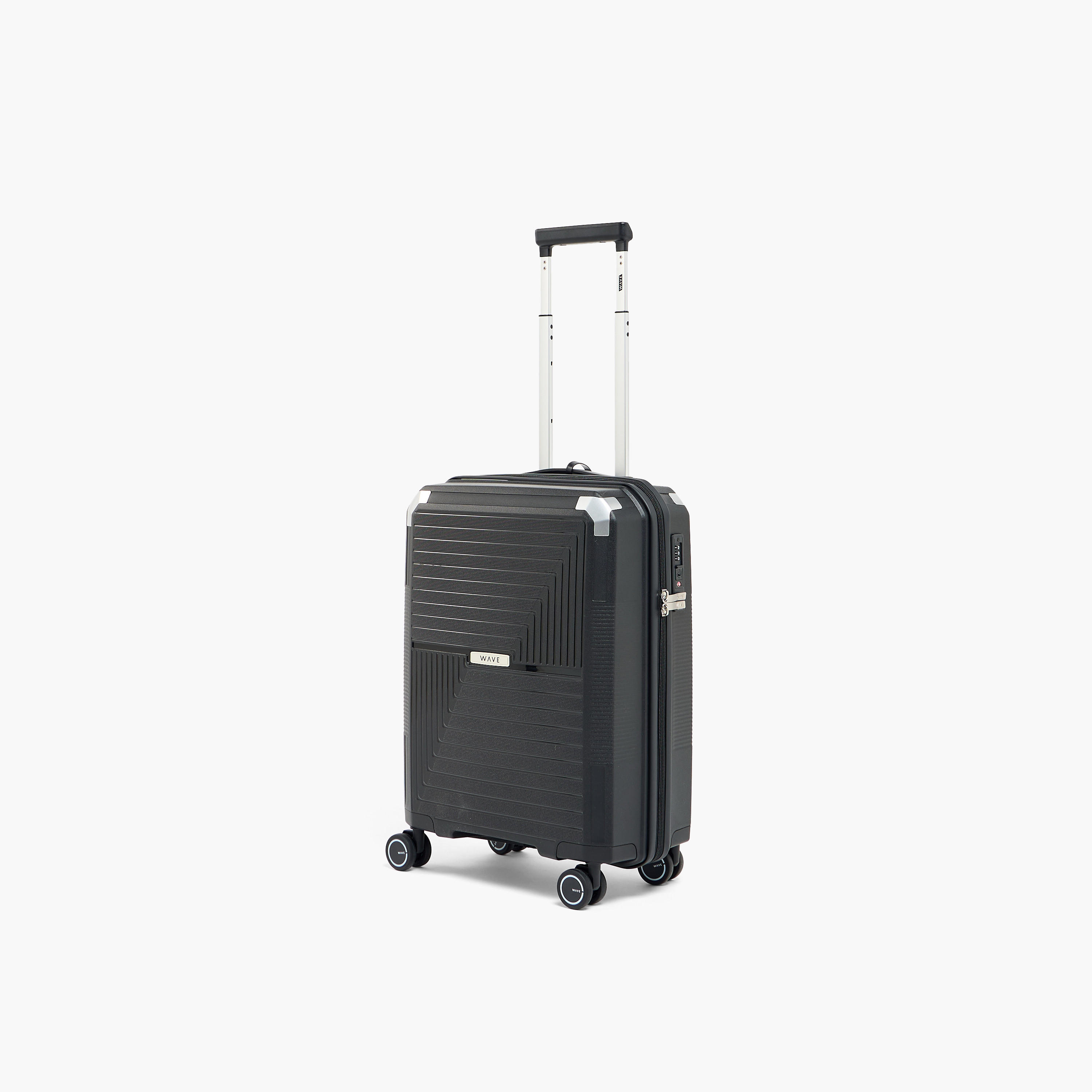 شنطة سفر بعجلات صلبة بارزة الملمس بمقبض قابل للسحب من ويفي - 24 بوصة للشحن-travel-luggagesandbags-luggage-image-11