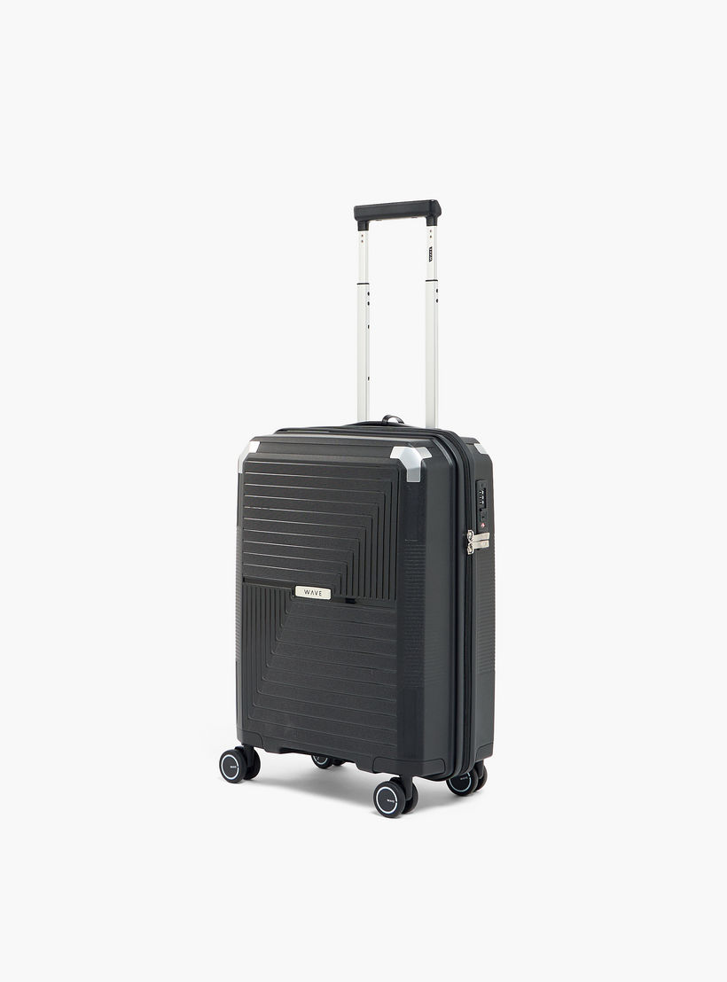 شنطة سفر بعجلات صلبة بارزة الملمس بمقبض قابل للسحب من ويفي - 24 بوصة للشحن-travel-luggagesandbags-luggage-image-11