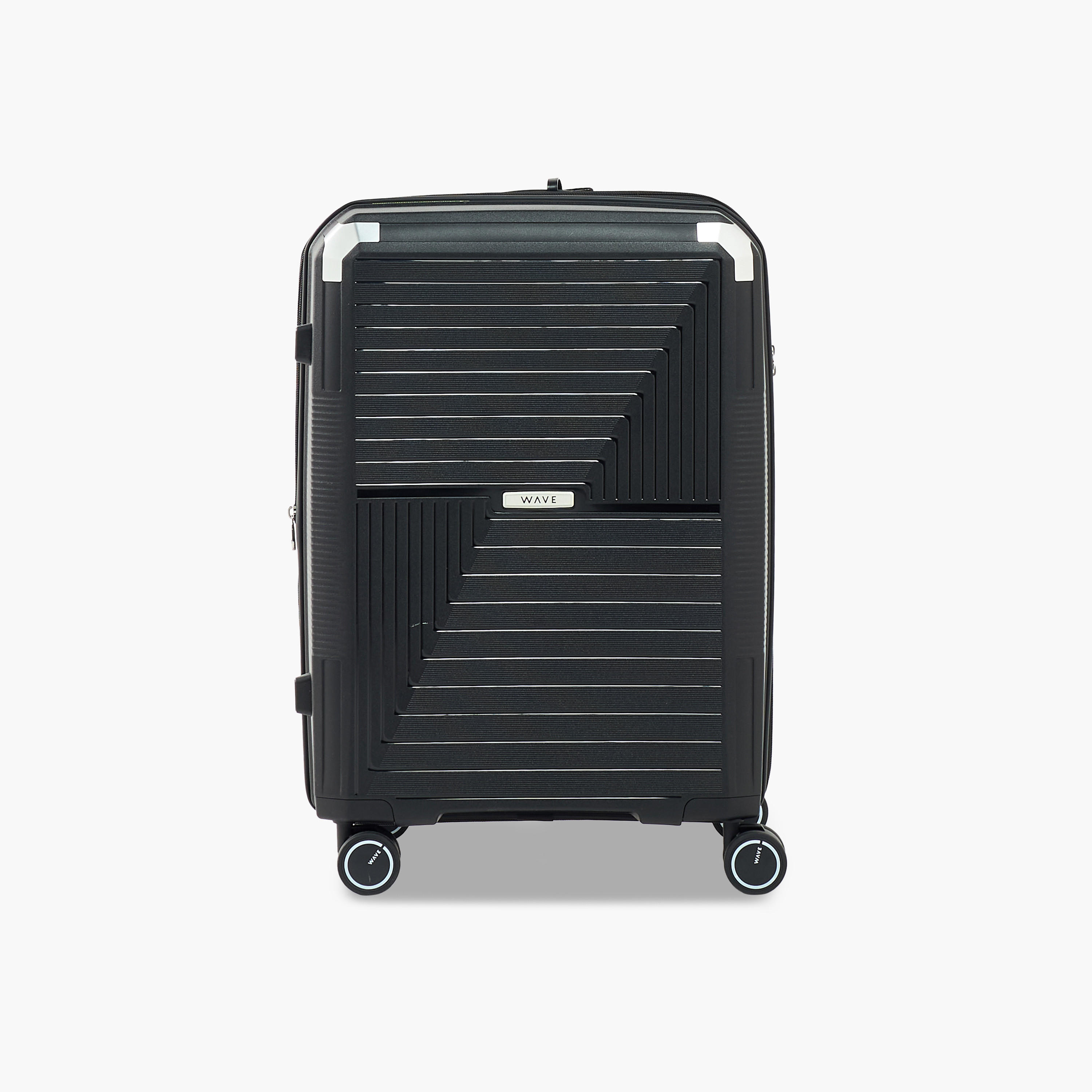 شنطة سفر بعجلات صلبة بارزة الملمس بمقبض قابل للسحب من ويفي - 24 بوصة للشحن-travel-luggagesandbags-luggage-image-2