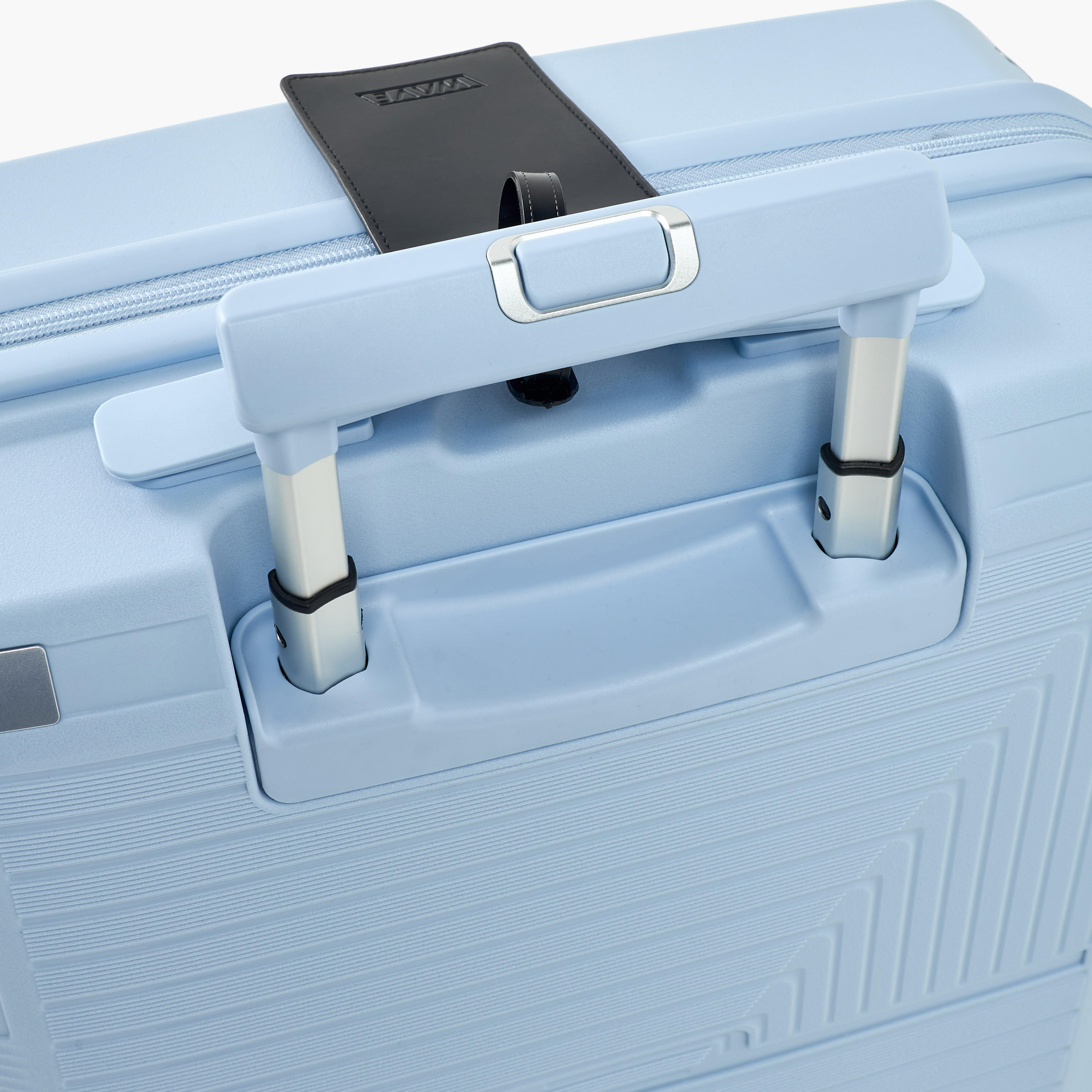 WAVE Textured Hardcase Luggage Trolley with Retractable Handle - 24 inches Check-In Bag-travel-luggagesandbags-luggage-image-6