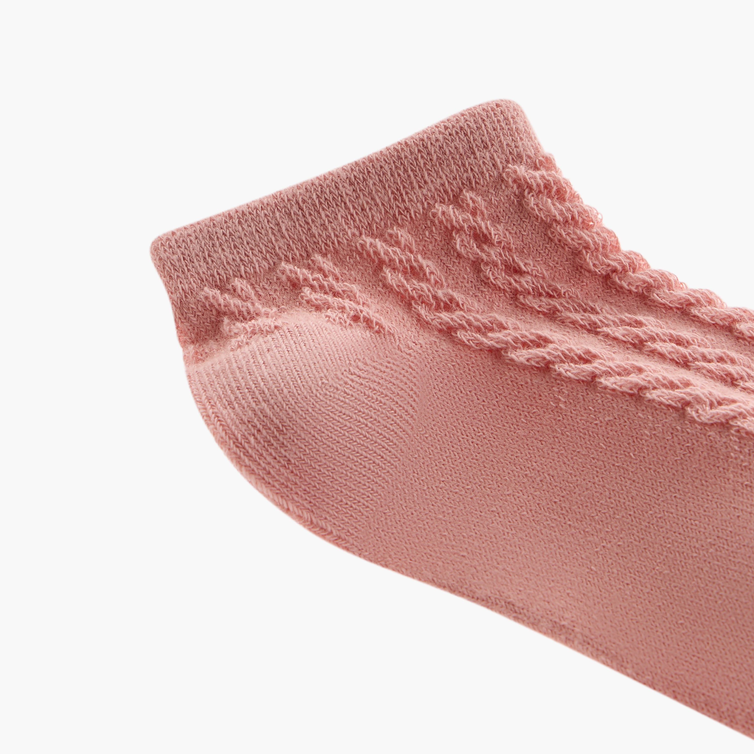 طقم جوارب بارزة الملمس 5 أزواج بطول الكاحل من بيرفيت-girls-accessories-socks-image-3