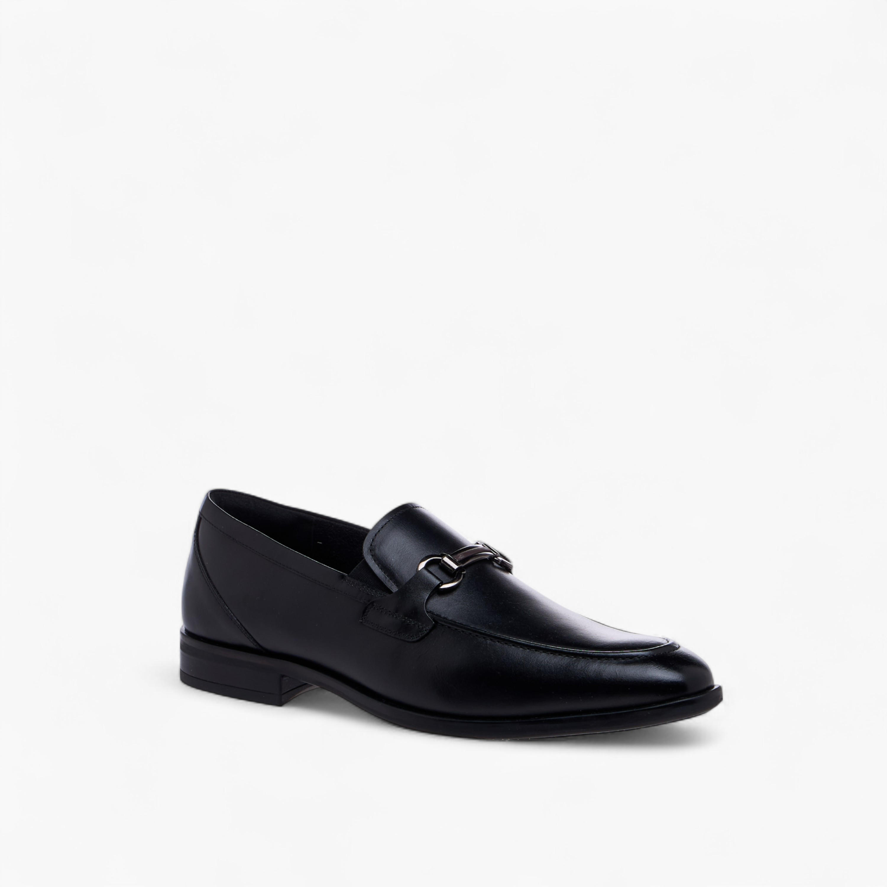 LBL by Shoexpress Metal Accent Slip-On Loafers-men-shoes-formalshoes-image-2