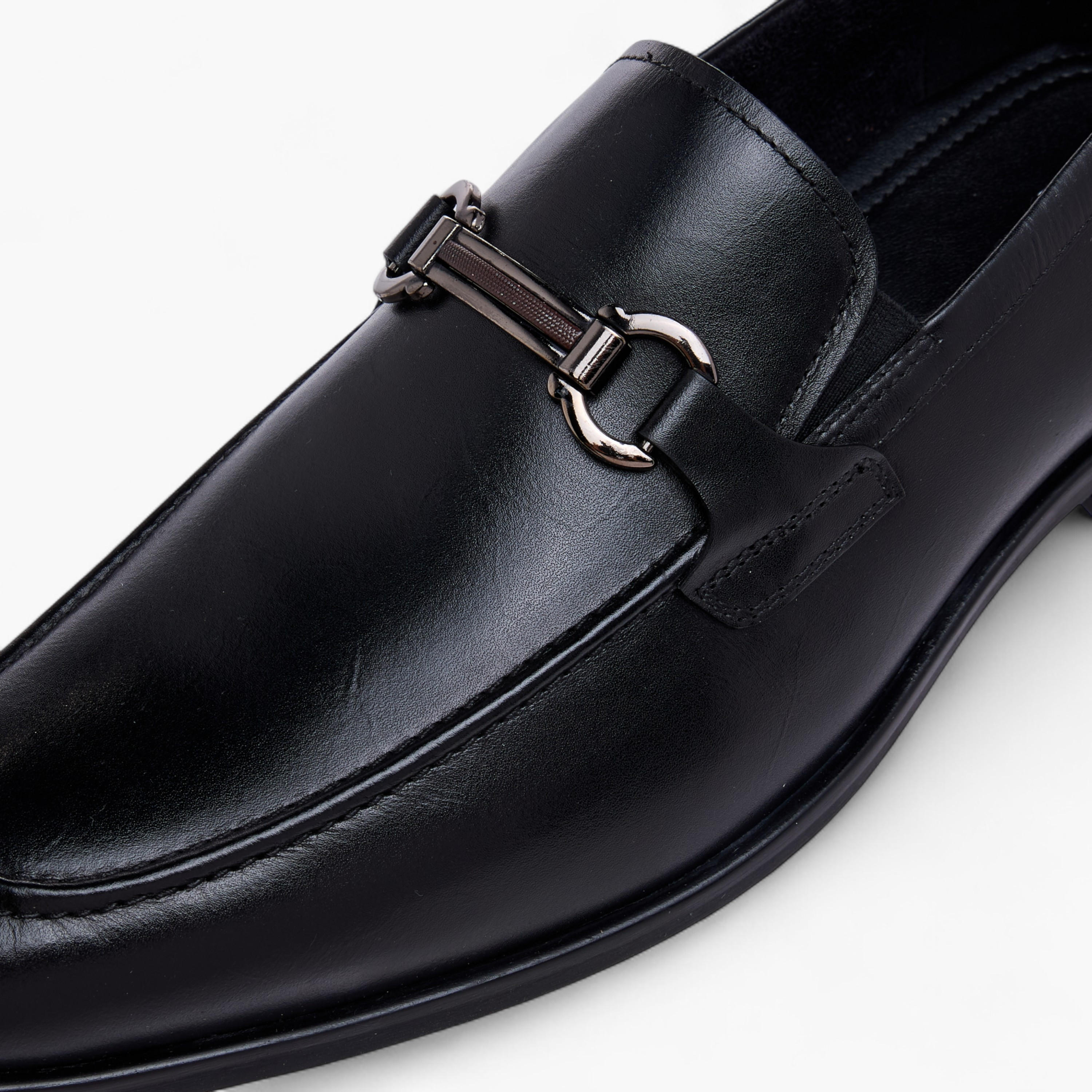 LBL by Shoexpress Metal Accent Slip-On Loafers-men-shoes-formalshoes-image-4