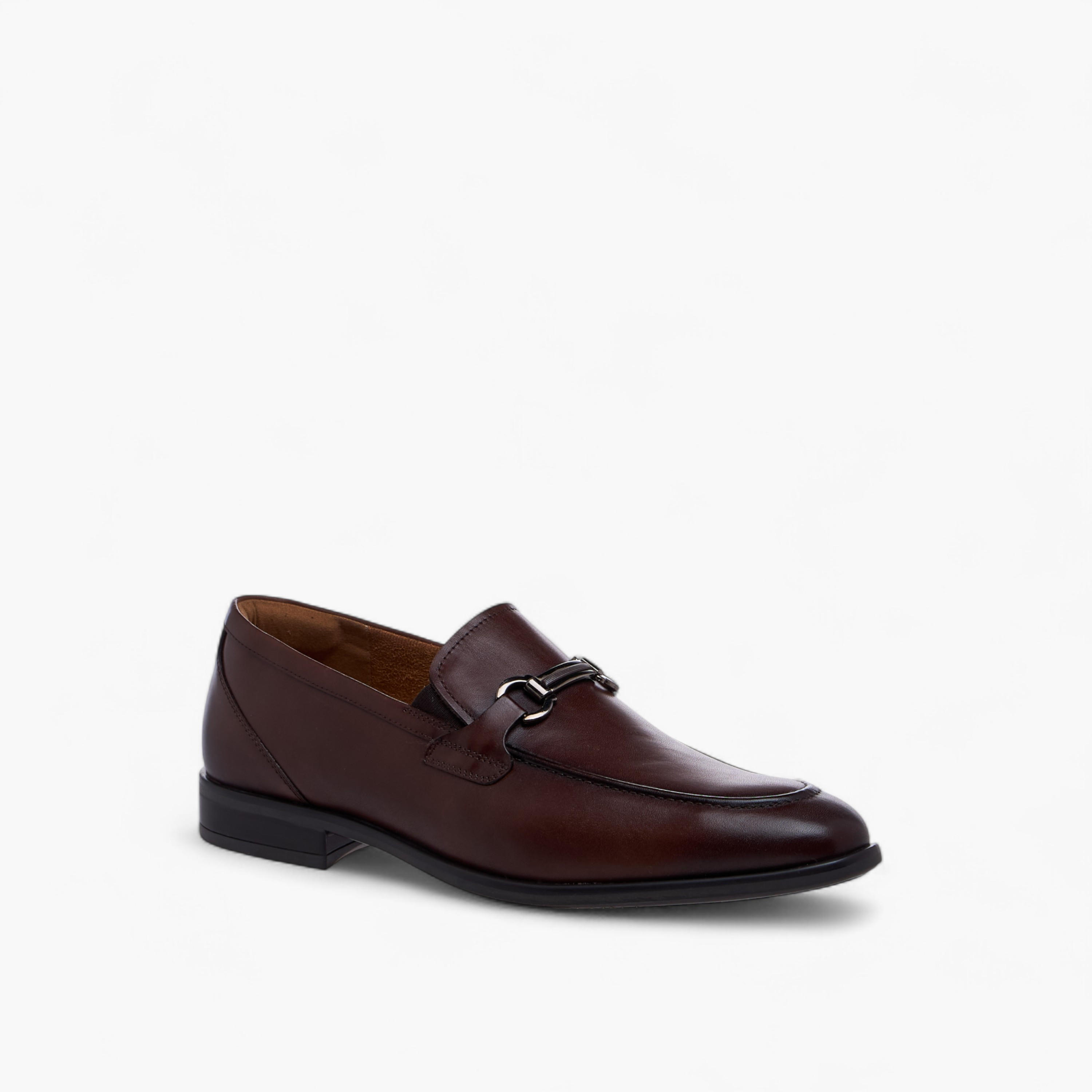 حذاء سهل الارتداء بزينة معدنية من إل بي إل من شو إكسبريس-men-shoes-formalshoes-image-2