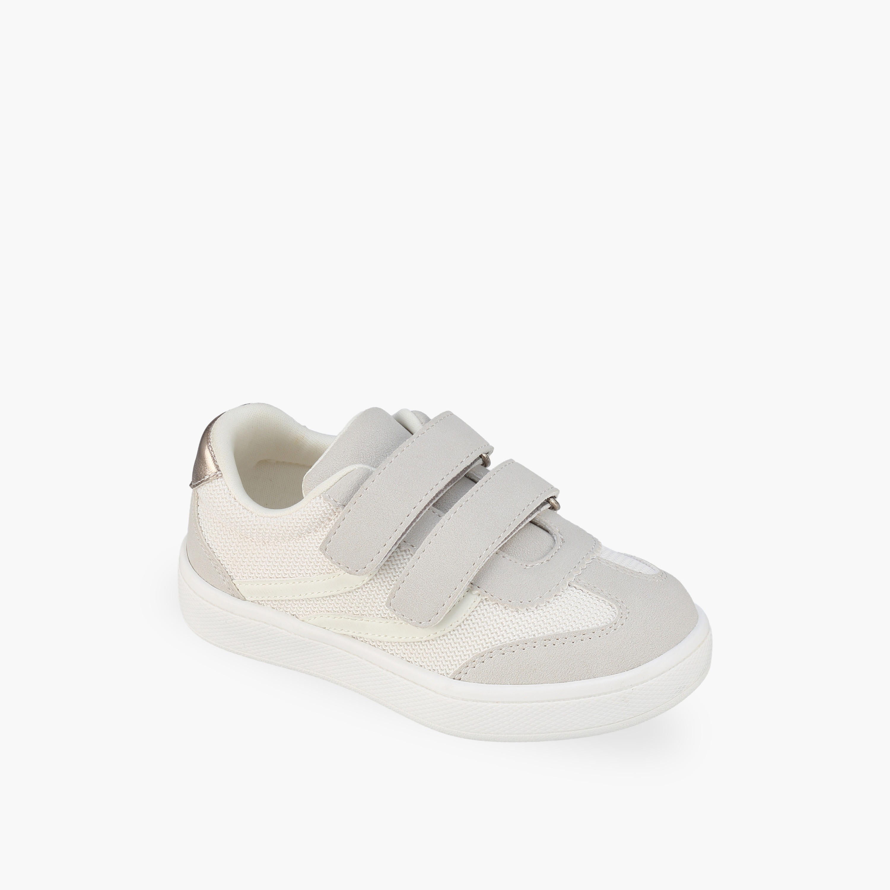 حذاء سنيكرز بطول الكاحل بشريط إغلاق لاصق للبنات من جونيورز-girls-shoes-sneakers-image-2