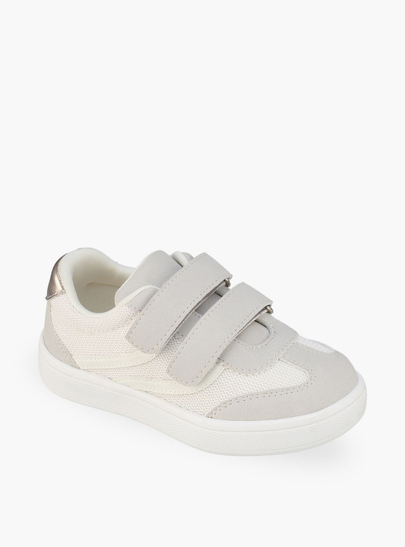حذاء سنيكرز بطول الكاحل بشريط إغلاق لاصق للبنات من جونيورز-girls-shoes-sneakers-image-2
