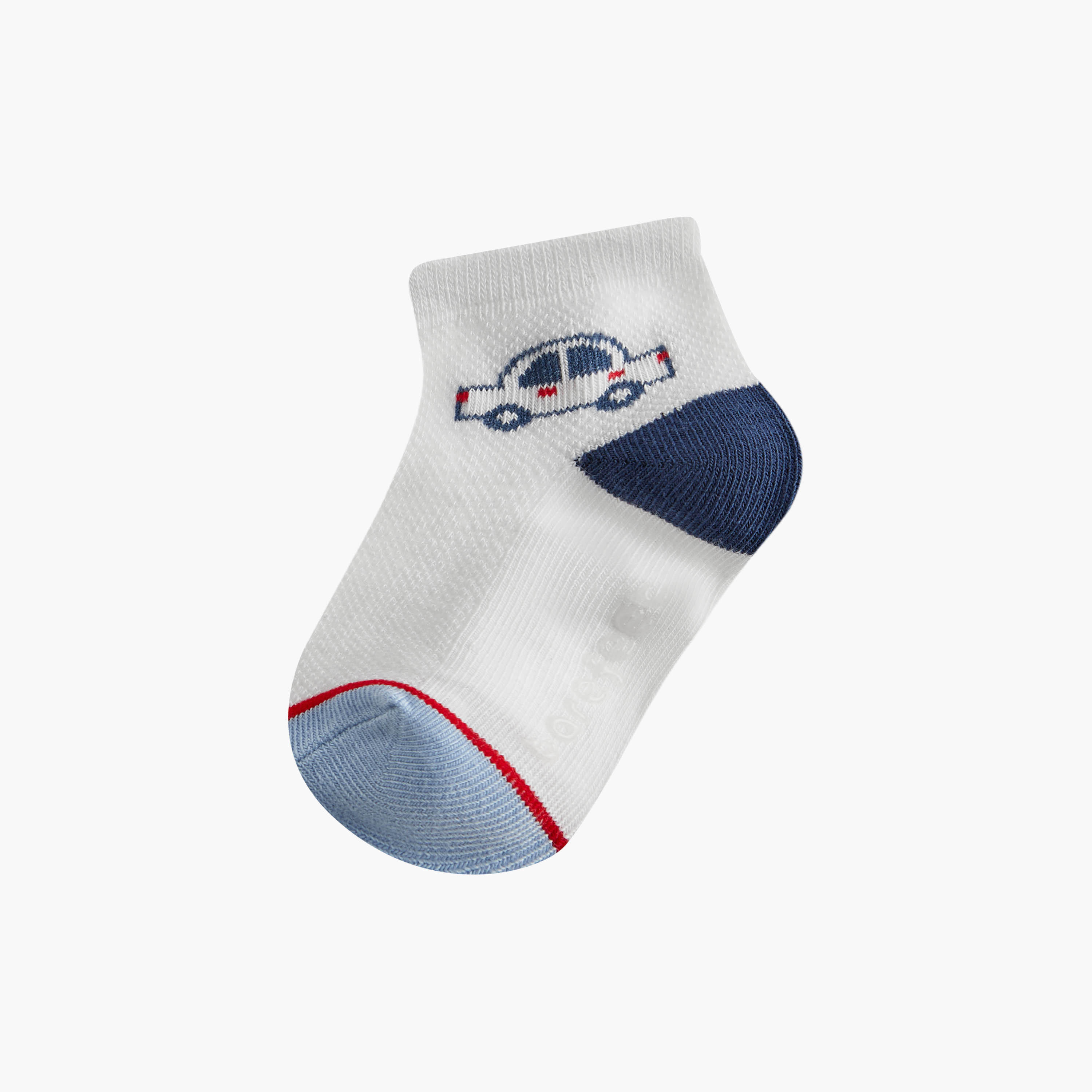 طقم جوارب 5 أزواج بطول الكاحل بطبعات سيارات من بيرفيت-baby-boys-accessories-socks-image-2