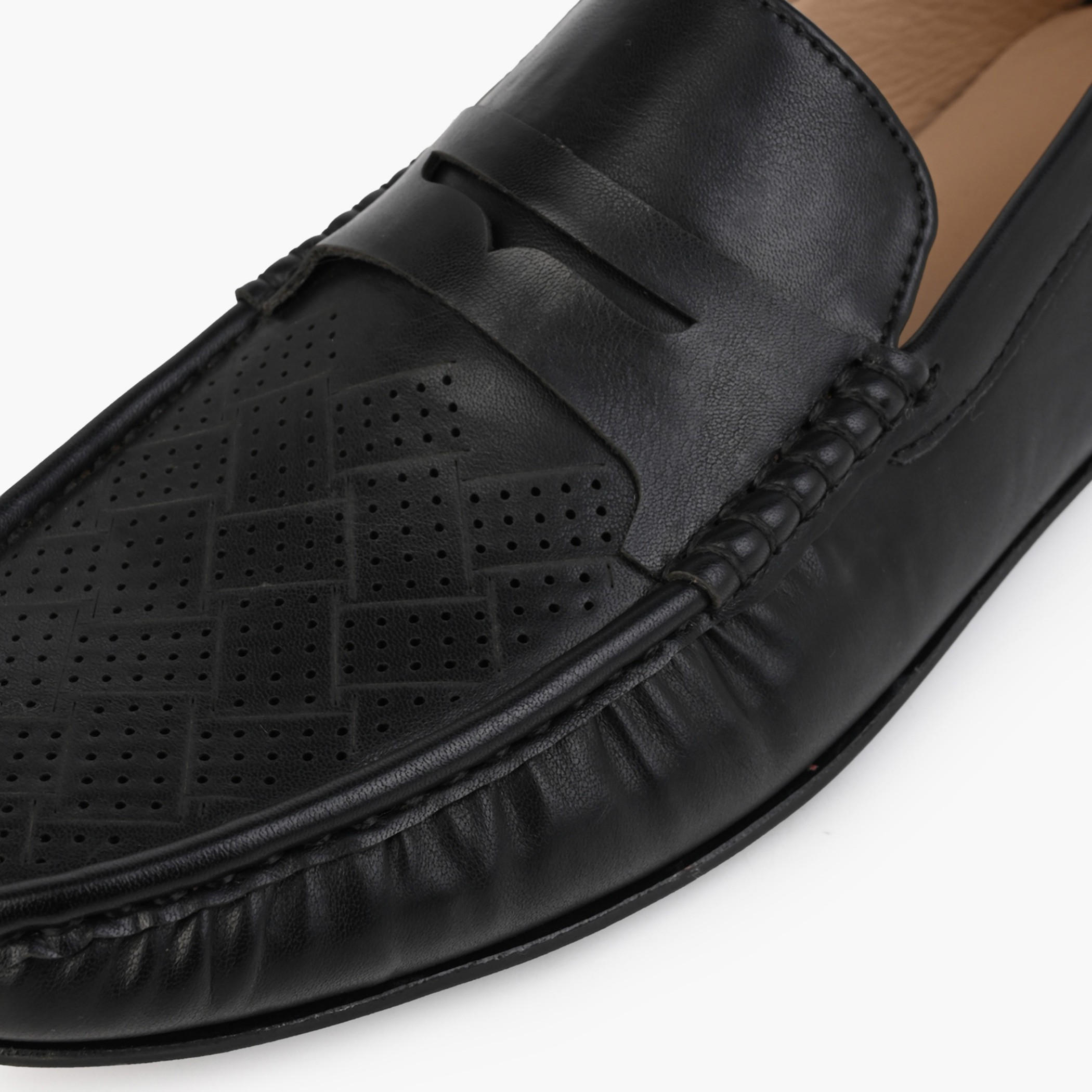 LBL by Shoexpress Men Perforated Design Loafers-men-shoes-loafersandmoccasins-image-4