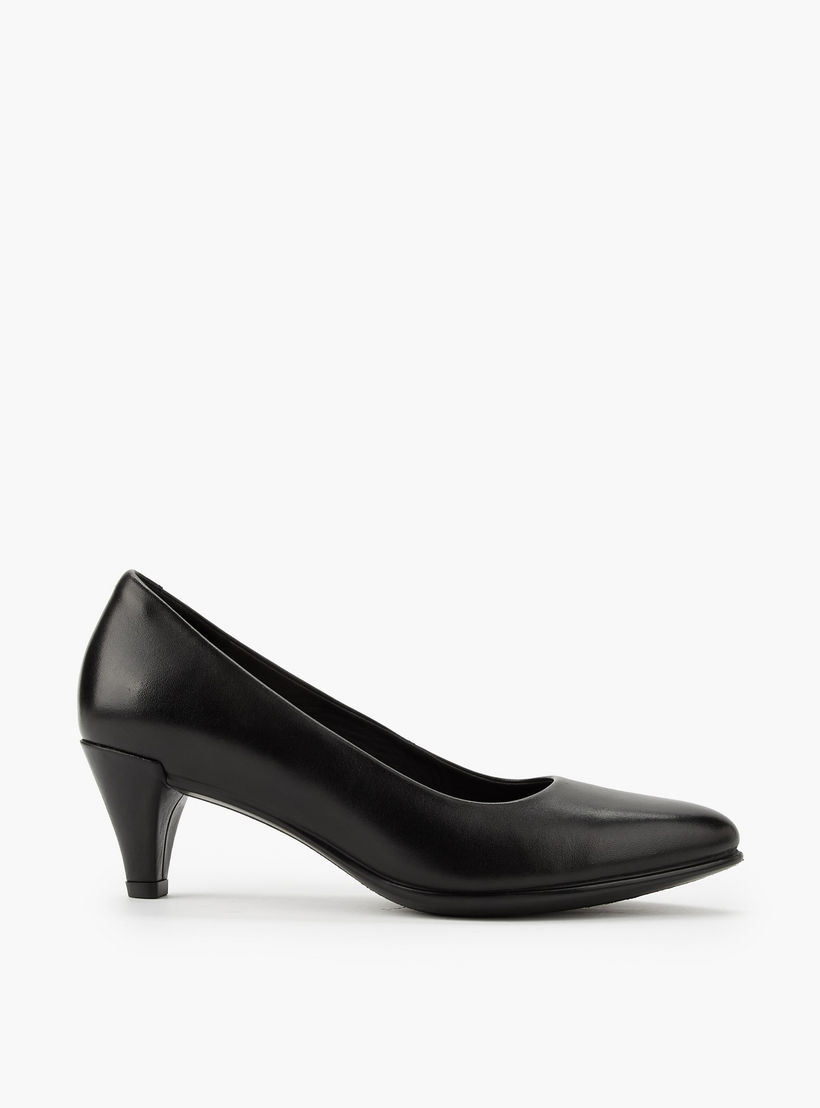 Le Confort Women Cone Heel Leather Pumps-women-shoes-heels-image-3