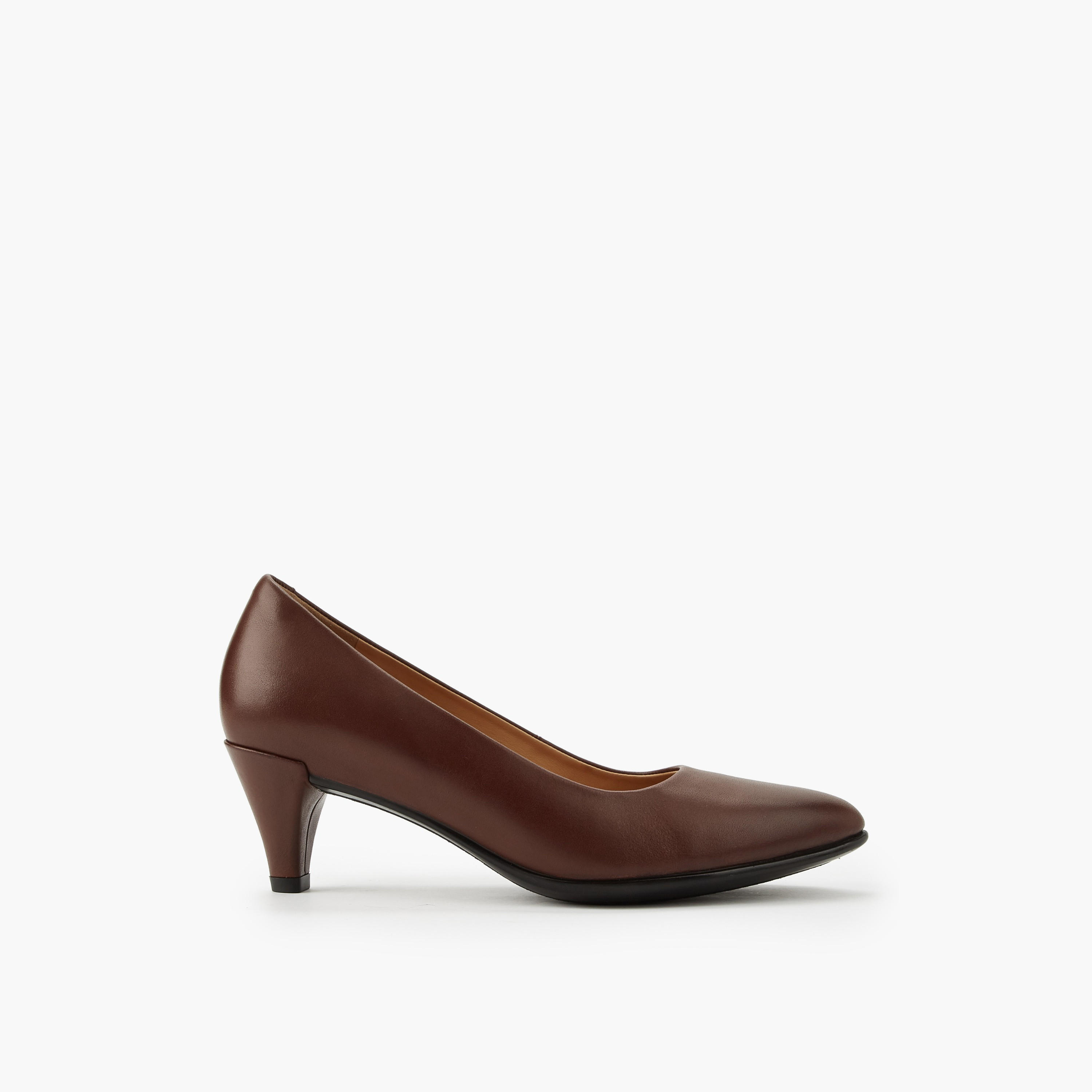 Le Confort Women Cone Heel Leather Pumps-women-shoes-heels-image-3