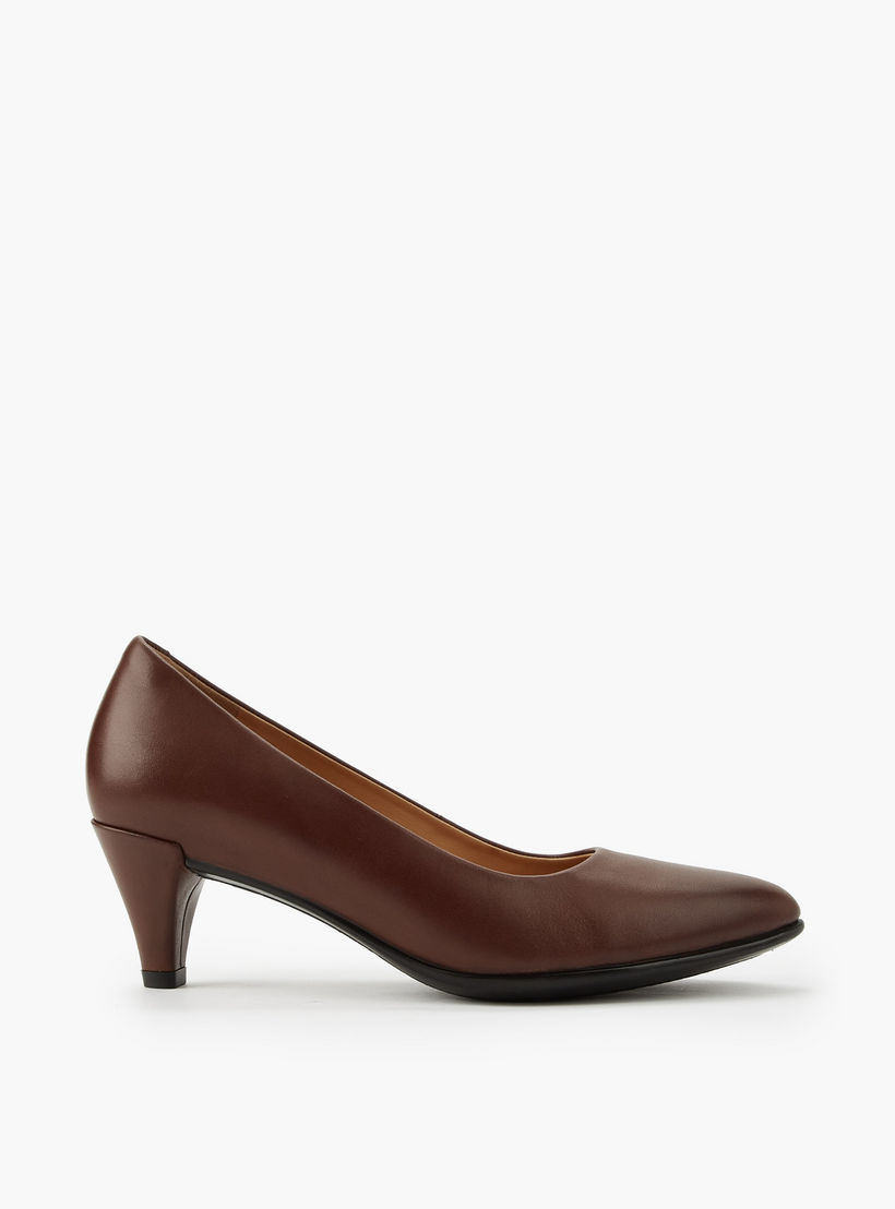 Le Confort Women Cone Heel Leather Pumps-women-shoes-heels-image-3