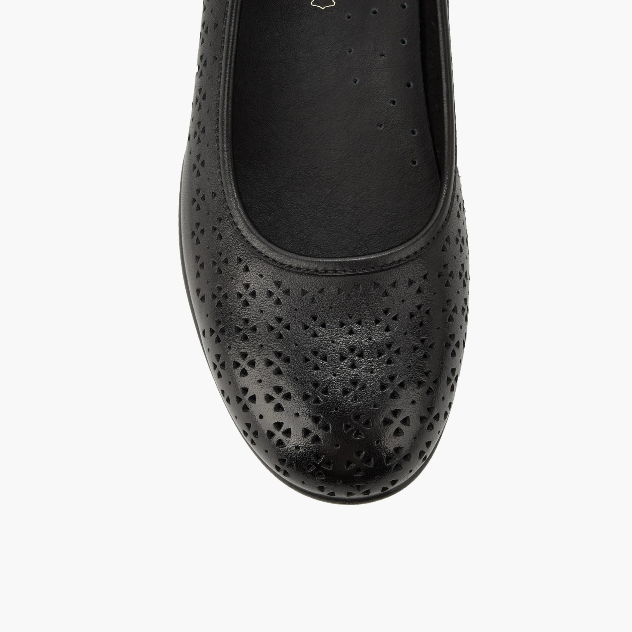 Le Confort Women Cutwork Leather Ballerina Shoes-women-shoes-ballerinas-image-4