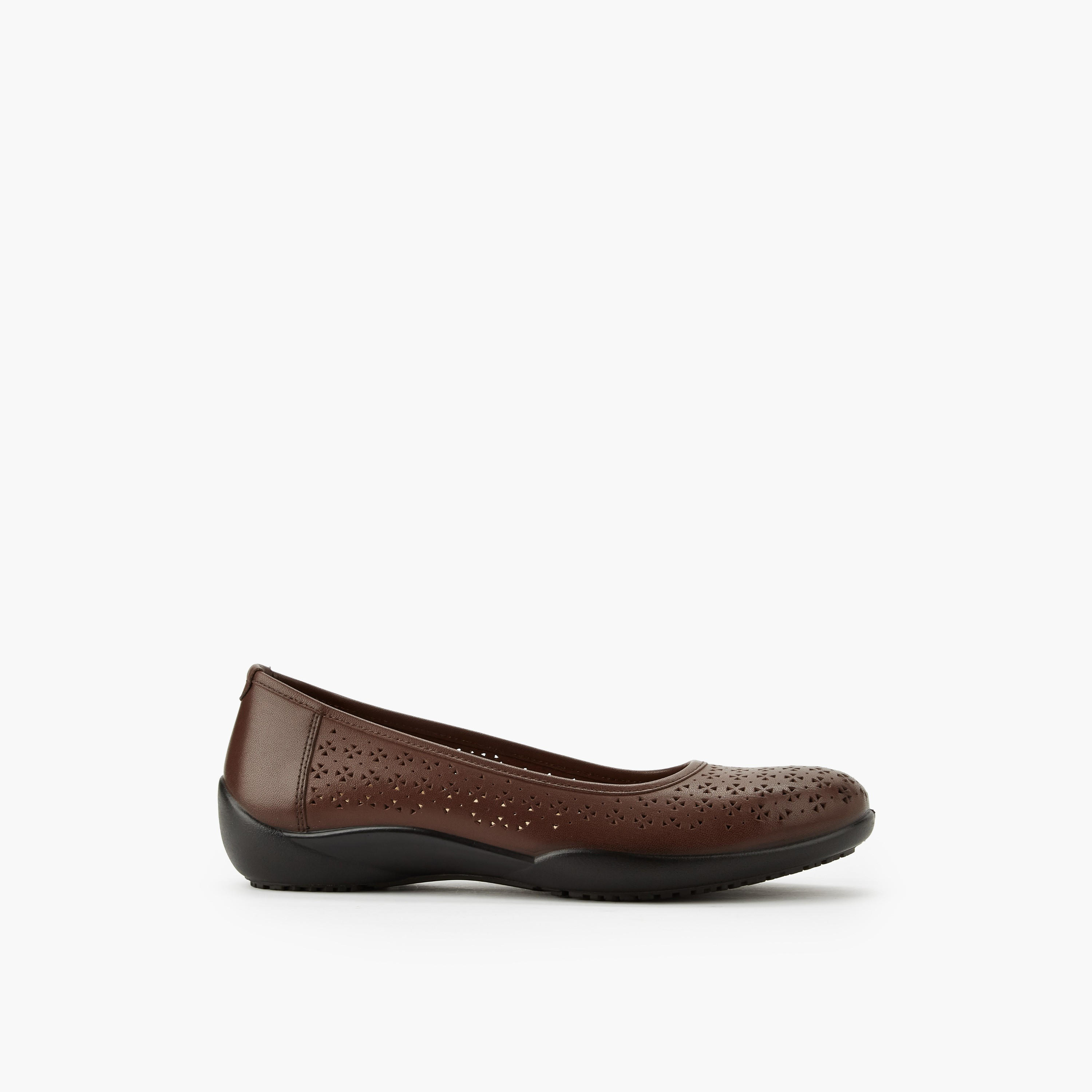 Le Confort Women Cutwork Leather Ballerina Shoes-women-shoes-ballerinas-image-3