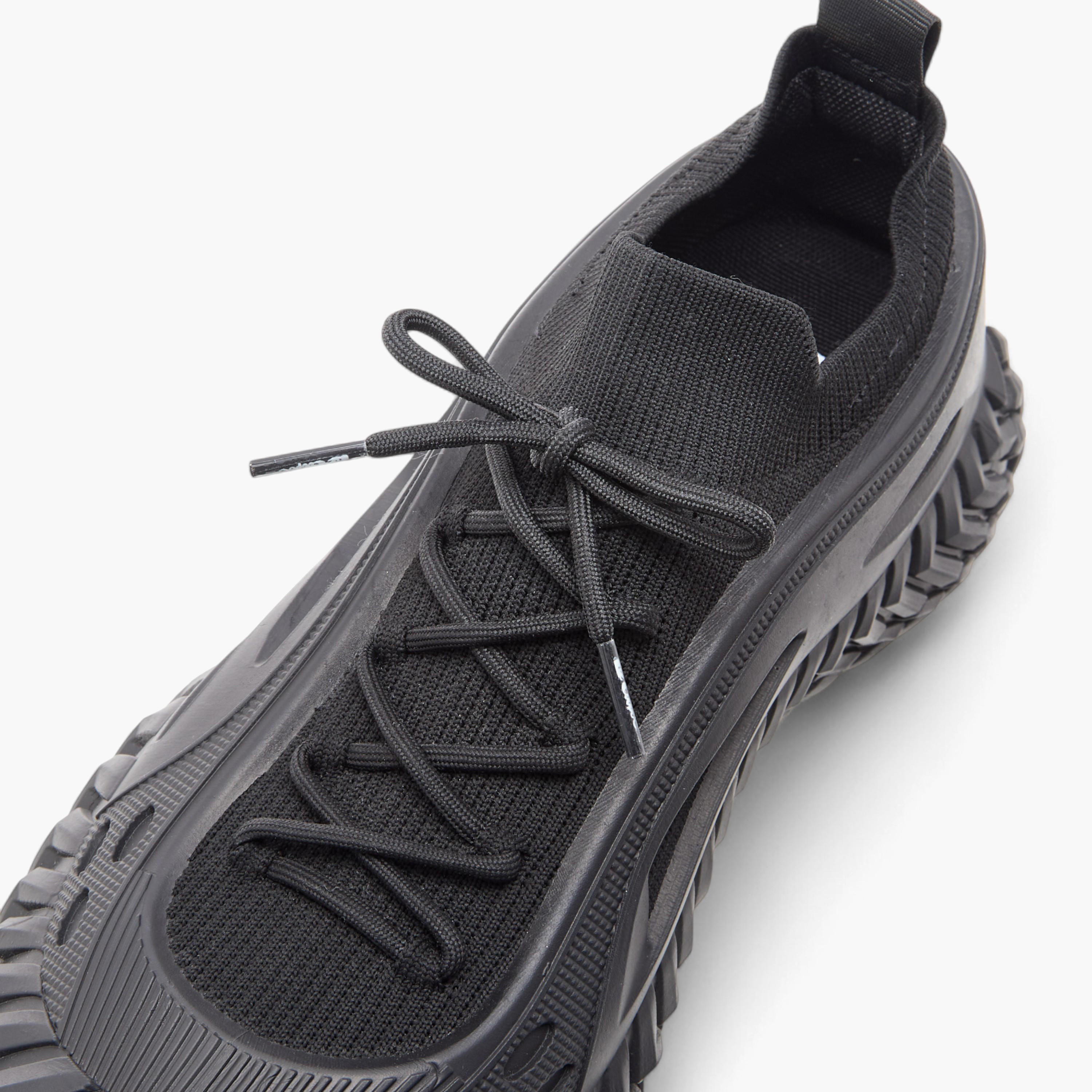 Lee Cooper Men's Panelled Sneakers with Lace-Up Closure-men-shoes-sneakers-image-4
