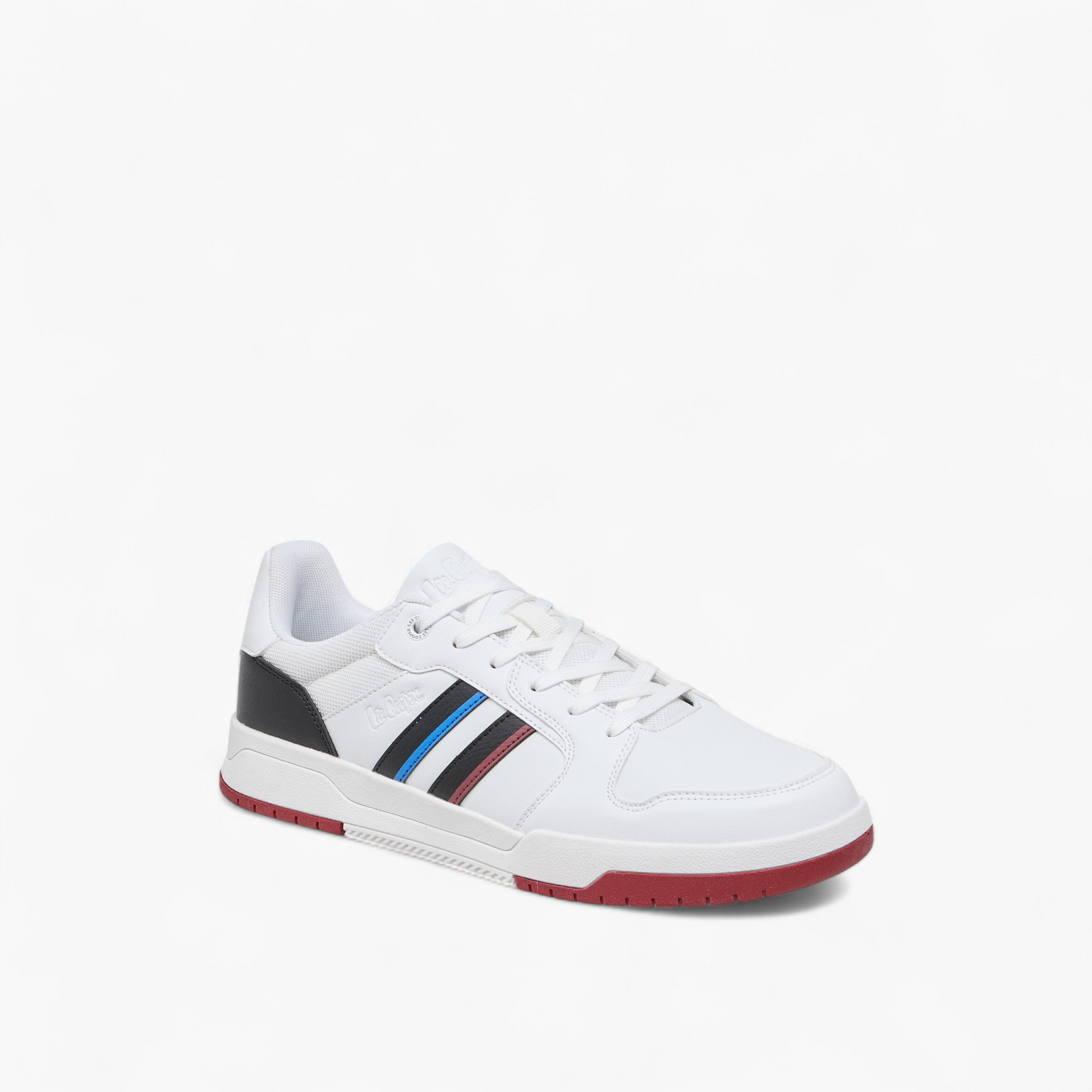 Lee Cooper Men's Panelled Sneakers with Lace-Up Closure-men-shoes-sneakers-image-2