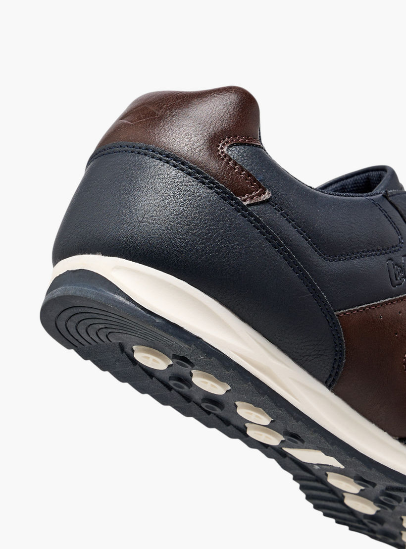 Lee Cooper Panelled Sneakers with Lace-Up Closure-men-shoes-sneakers-image-5