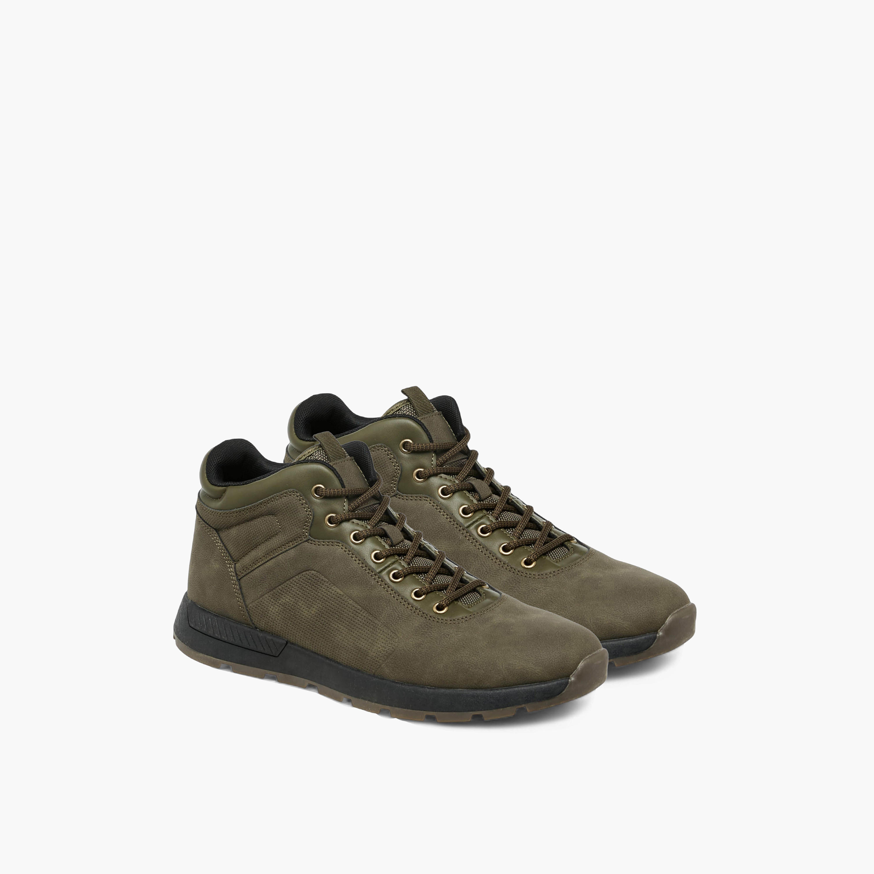 بوت كاحل برباط إغلاق من إل بي إل من شو إكسبريس-men-shoes-boots-image-1