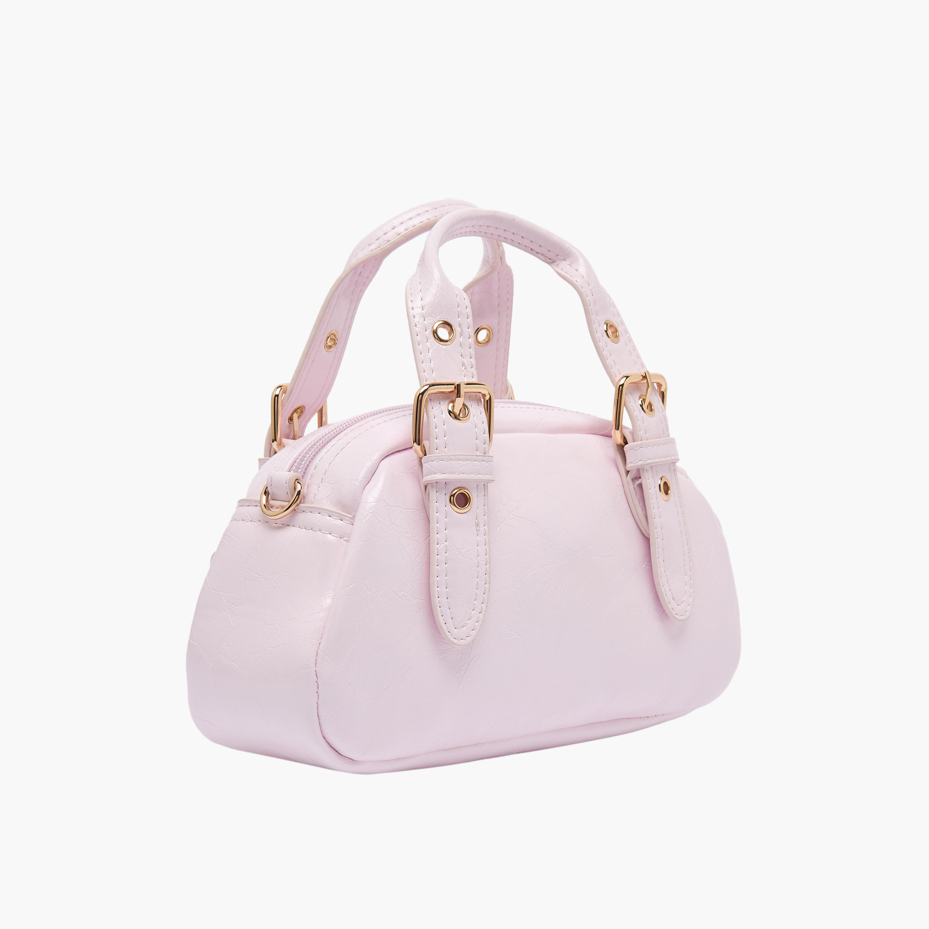 شنطة توت بتفصيلة إبزيم مع حزام قابل للفصل من فلورا بيلا-girls-accessories-bags-image-3