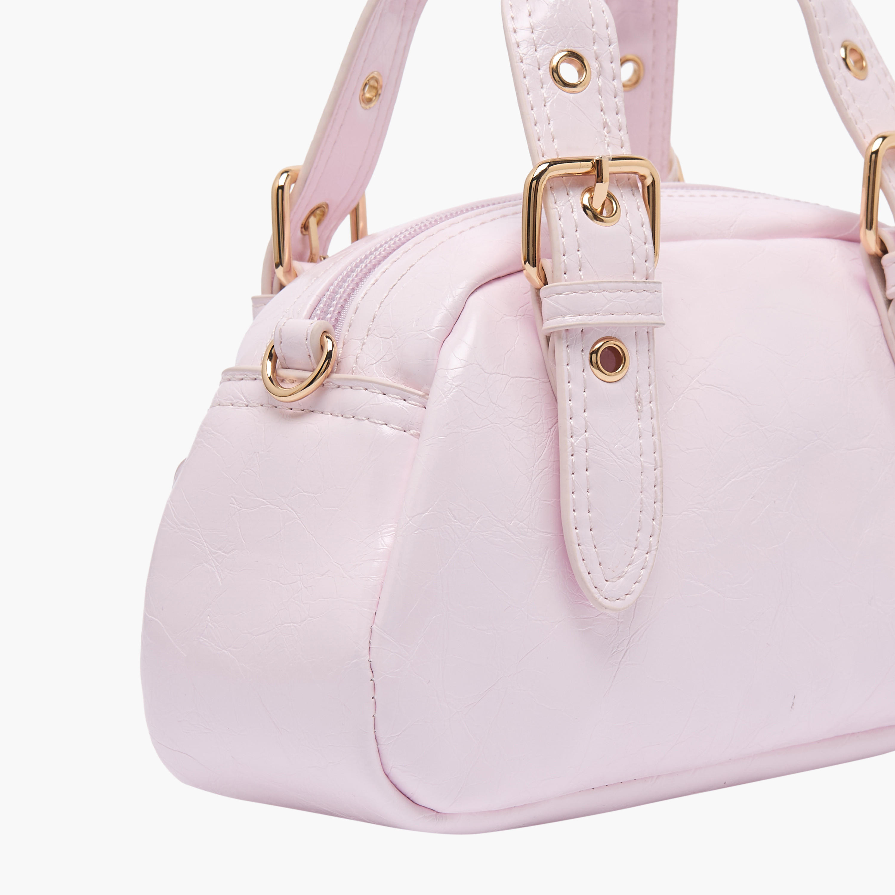 شنطة توت بتفصيلة إبزيم مع حزام قابل للفصل من فلورا بيلا-girls-accessories-bags-image-5