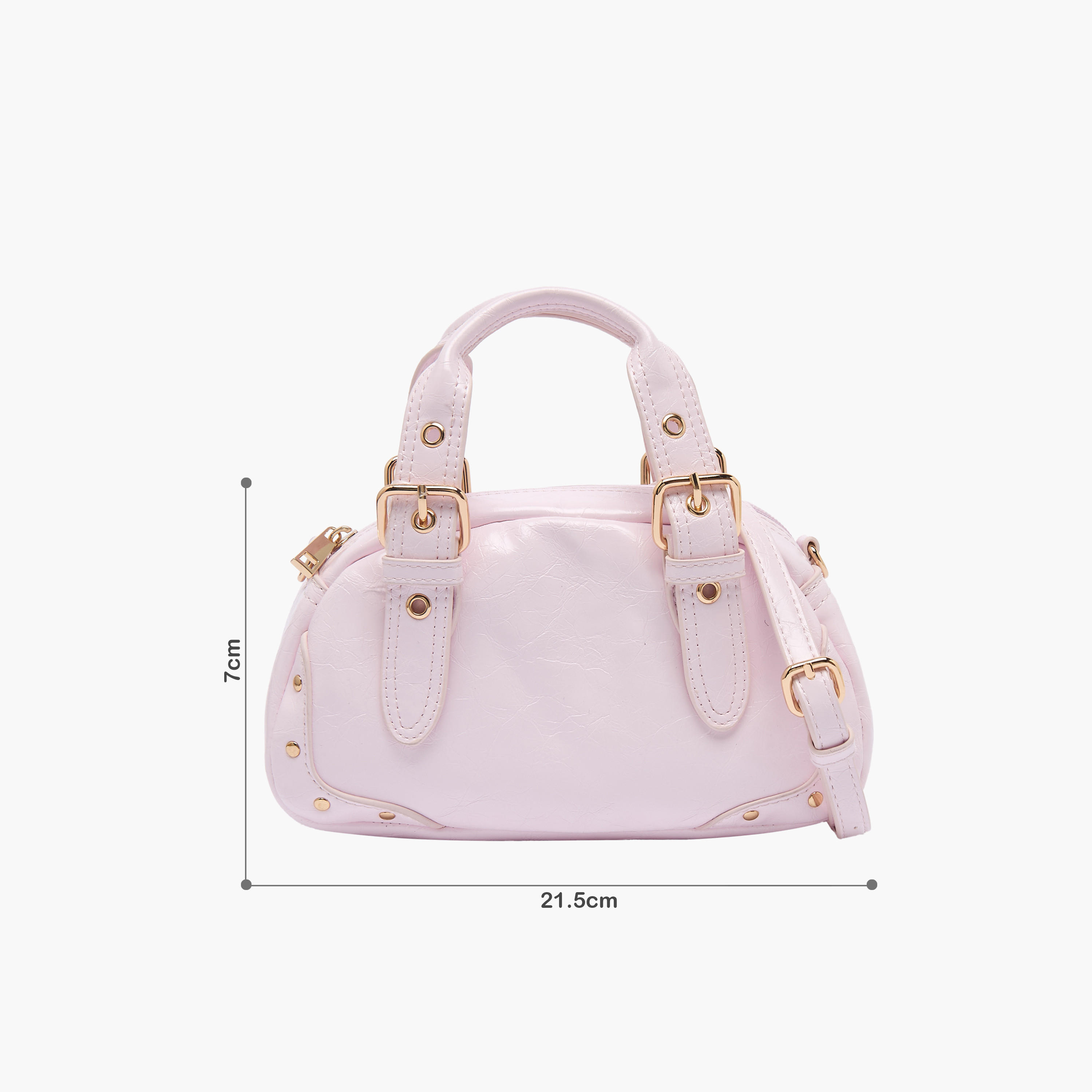 شنطة توت بتفصيلة إبزيم مع حزام قابل للفصل من فلورا بيلا-girls-accessories-bags-image-9