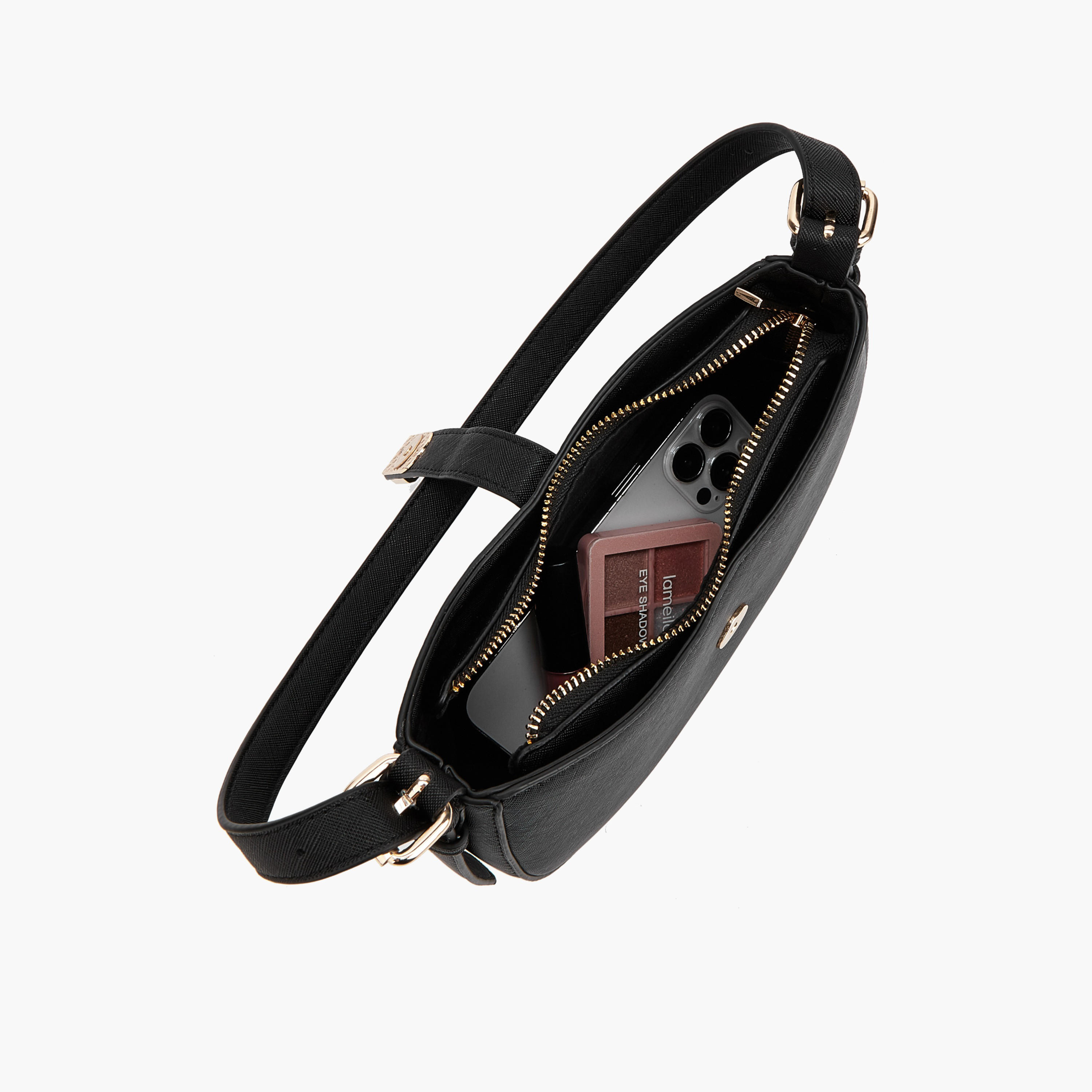 شنطة كتف سادة بسحاب إغلاق من فلورا بيلا-women-bagsandwallets-handbags-image-7