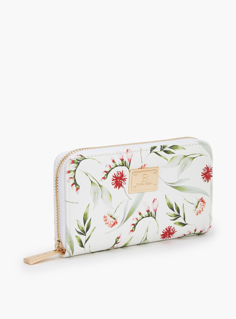 Flora Bella Printed Wallet with Zip Closure-women-bagsandwallets-wallets-image-2