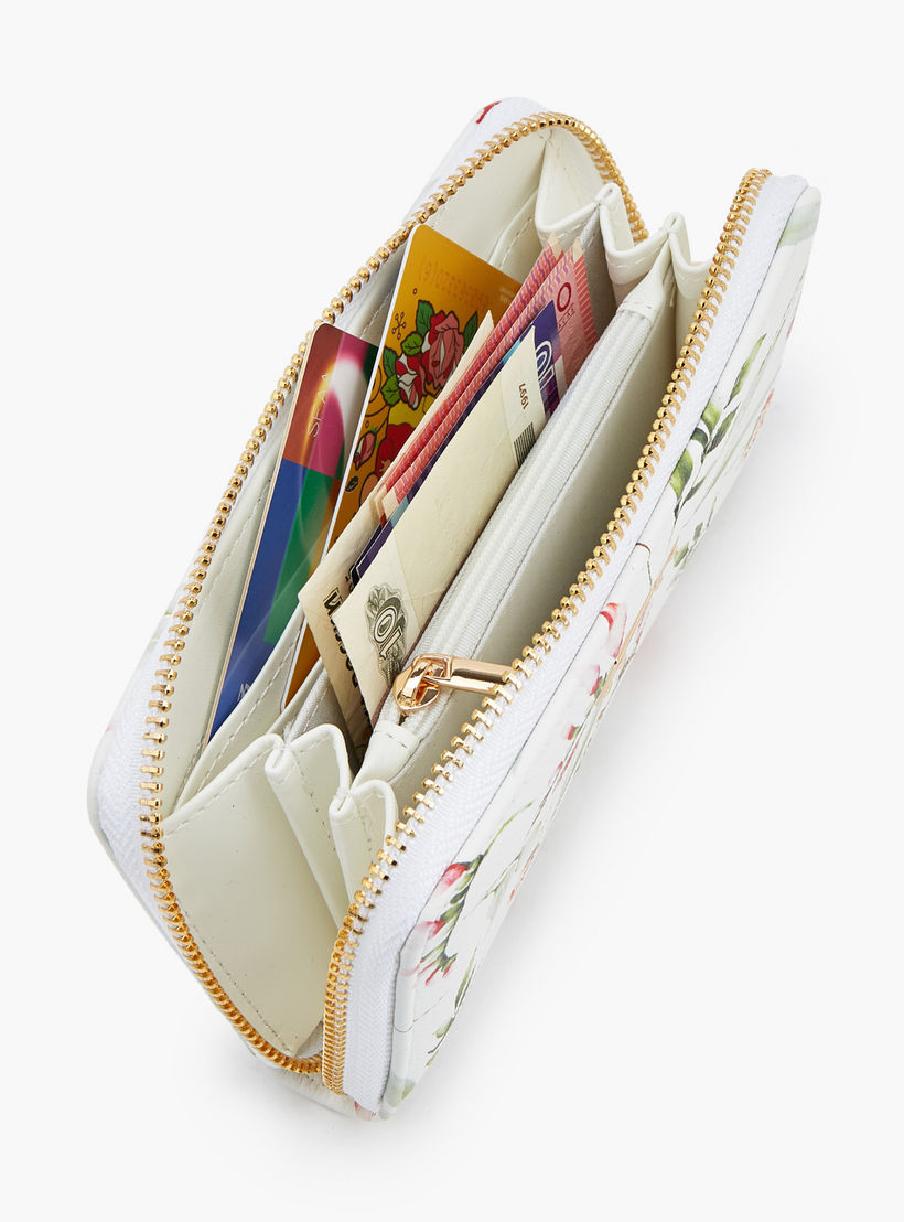 Flora Bella Printed Wallet with Zip Closure-women-bagsandwallets-wallets-image-7