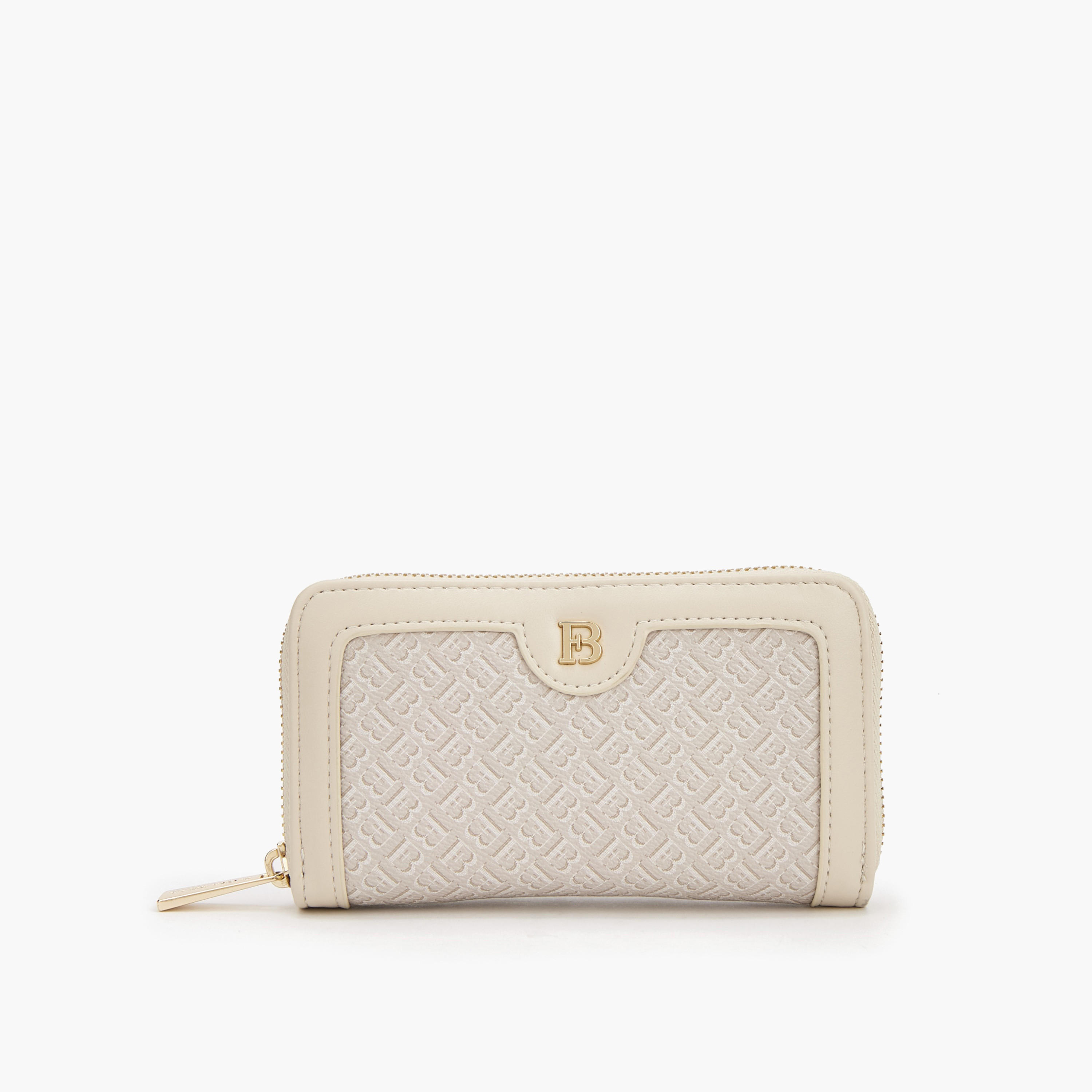 محفظة بسحاب وطبعات مونوجرام من فلورا بيلا-women-bagsandwallets-wallets-image-1