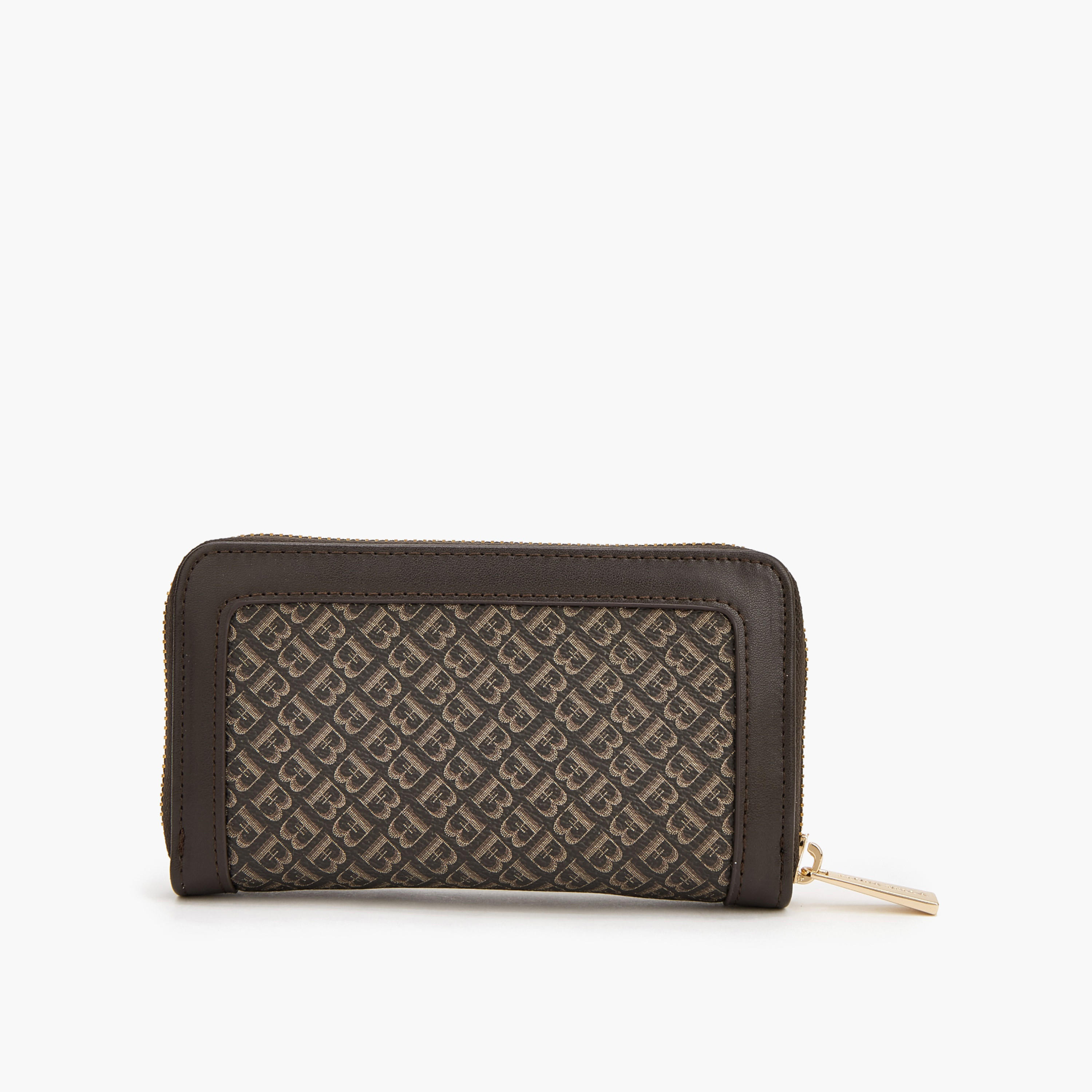 Flora Bella Monogram Print Zip Around Wallet-women-bagsandwallets-wallets-image-2