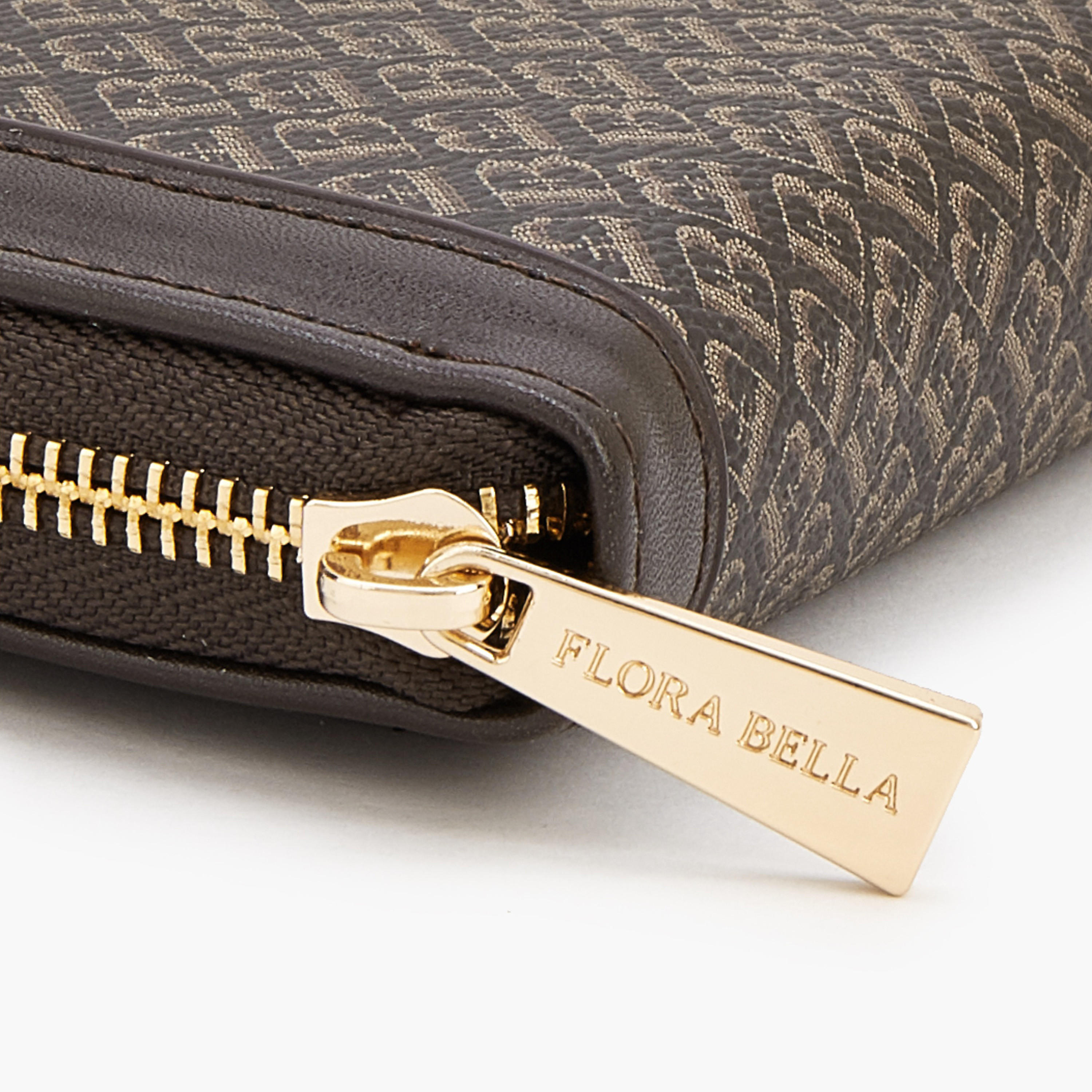 Flora Bella Monogram Print Zip Around Wallet-women-bagsandwallets-wallets-image-5