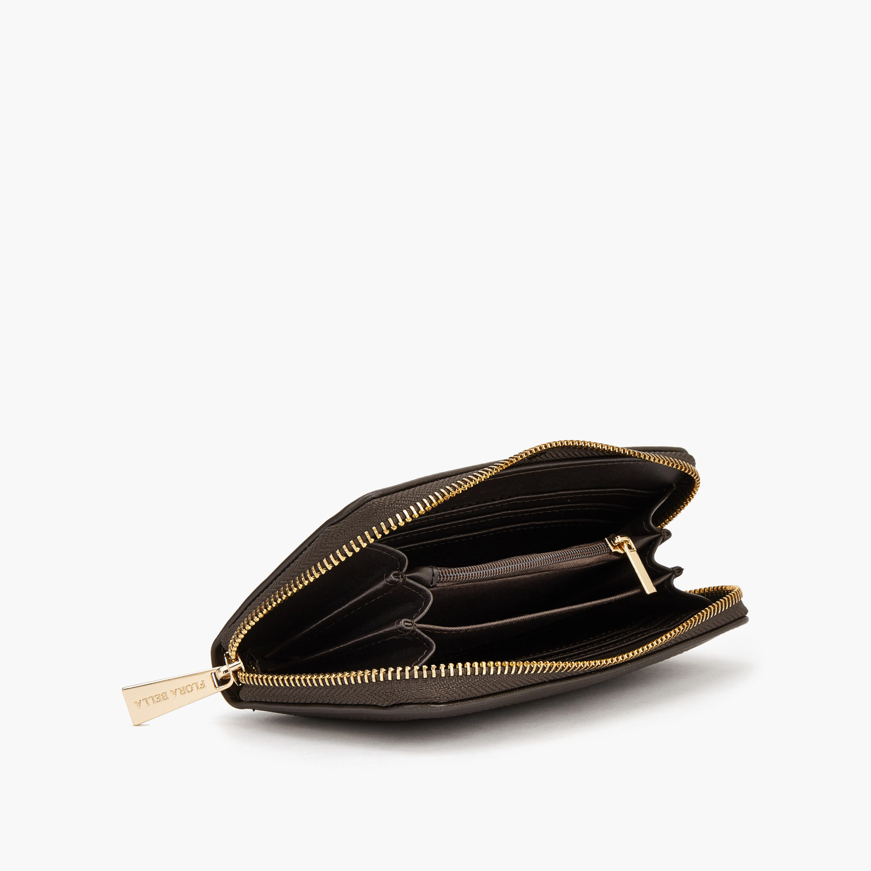 Flora Bella Monogram Print Zip Around Wallet-women-bagsandwallets-wallets-image-6