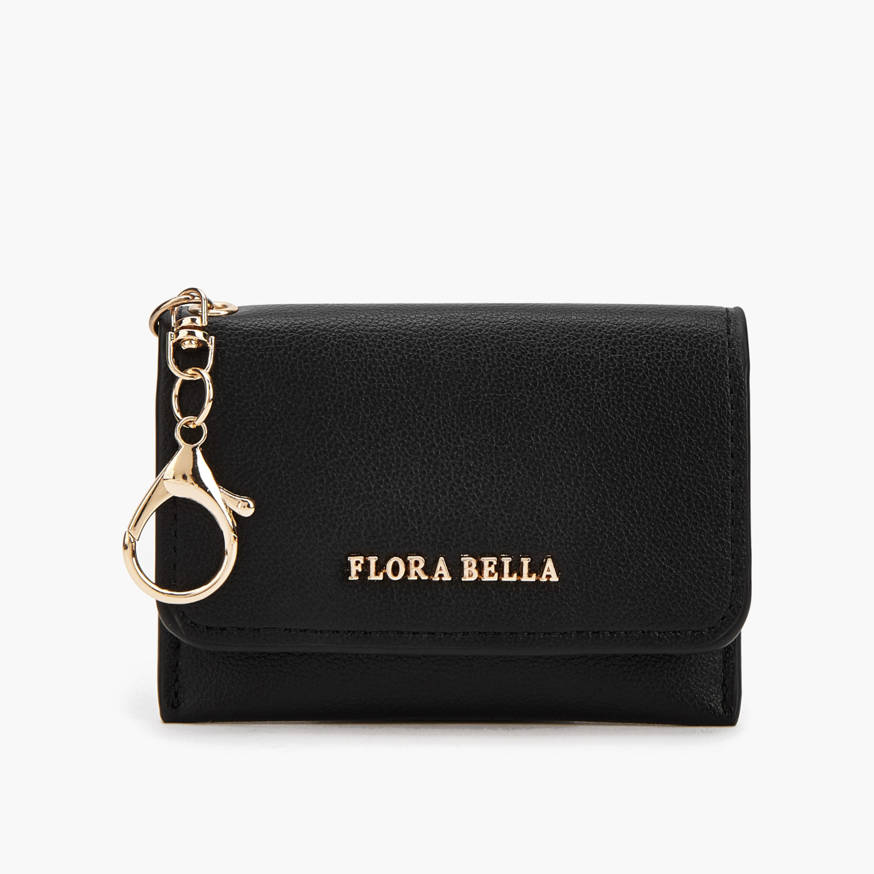 Flora Bella Textured Bio-fold Wallet with Keyring-women-bagsandwallets-wallets-image-1