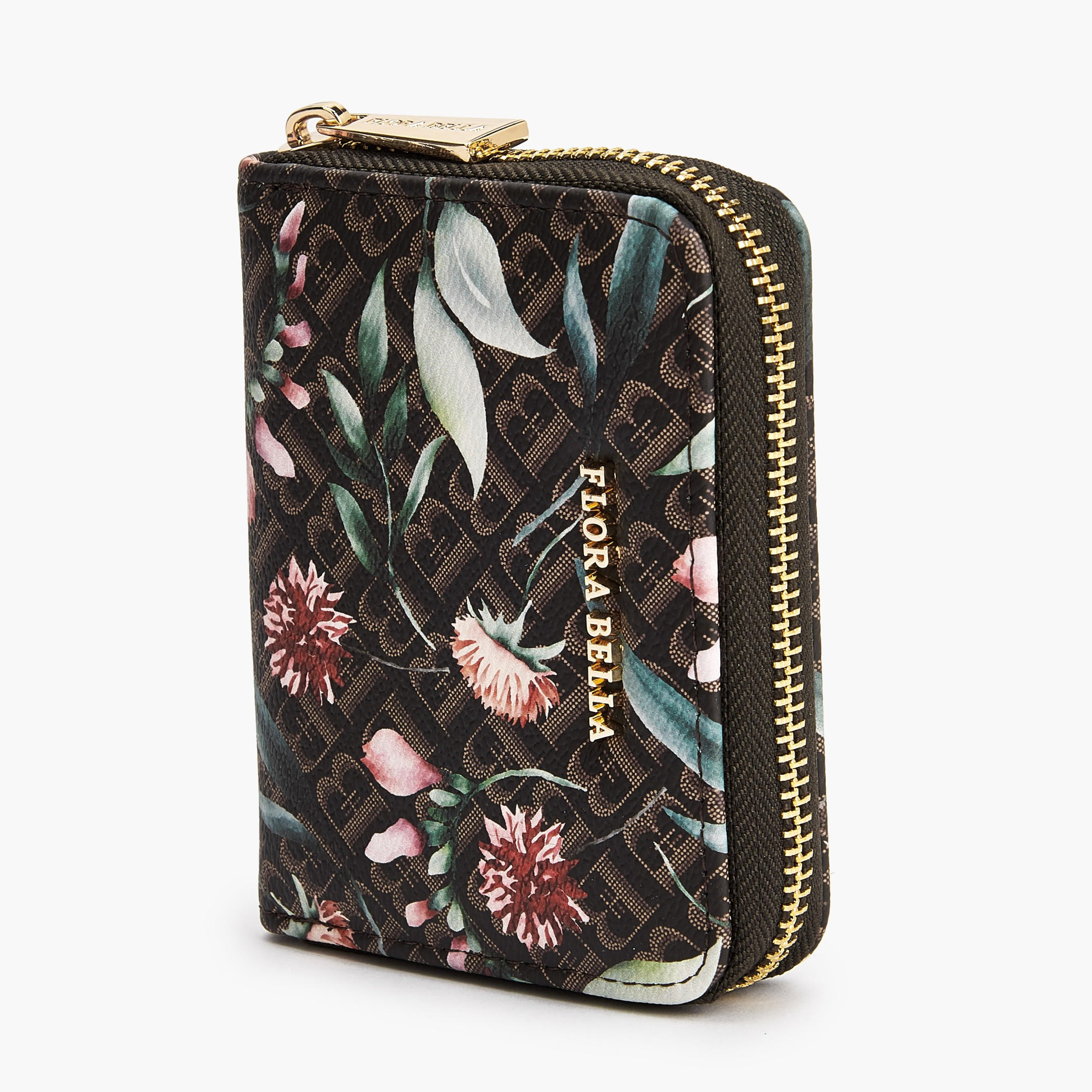 محفظة مونوجرام بسحاب دائري وطبعات زهرية من فلورا بيلا-women-bagsandwallets-wallets-image-6