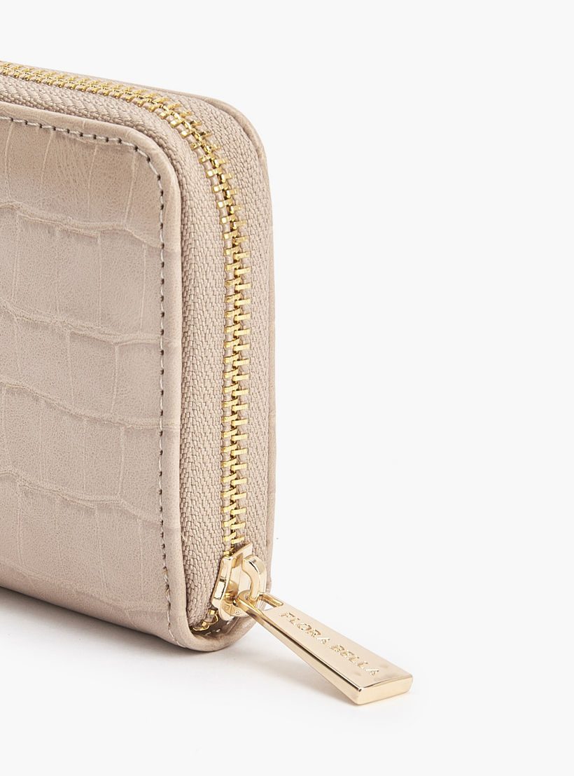 محفظة بارزة الملمس بسحاب من فلورا بيلا-women-bagsandwallets-wallets-image-4