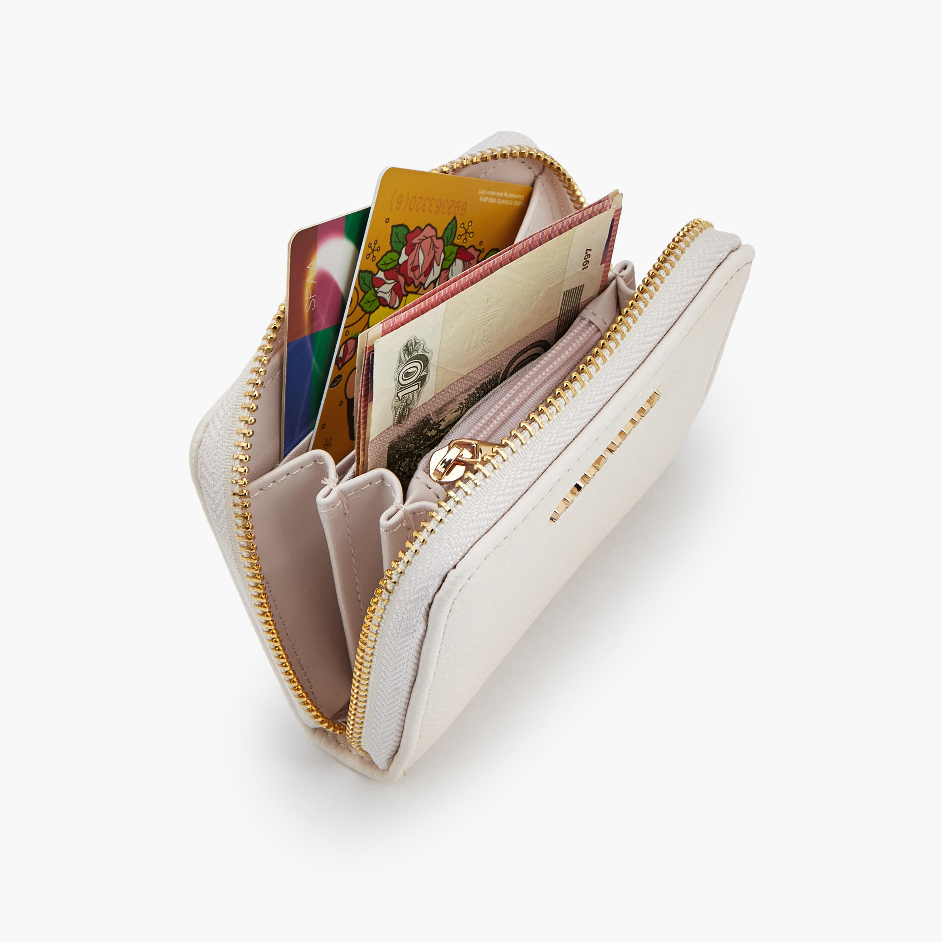 محفظة بارزة الملمس بسحاب إغلاق من فلورا بيلا-women-bagsandwallets-wallets-image-7