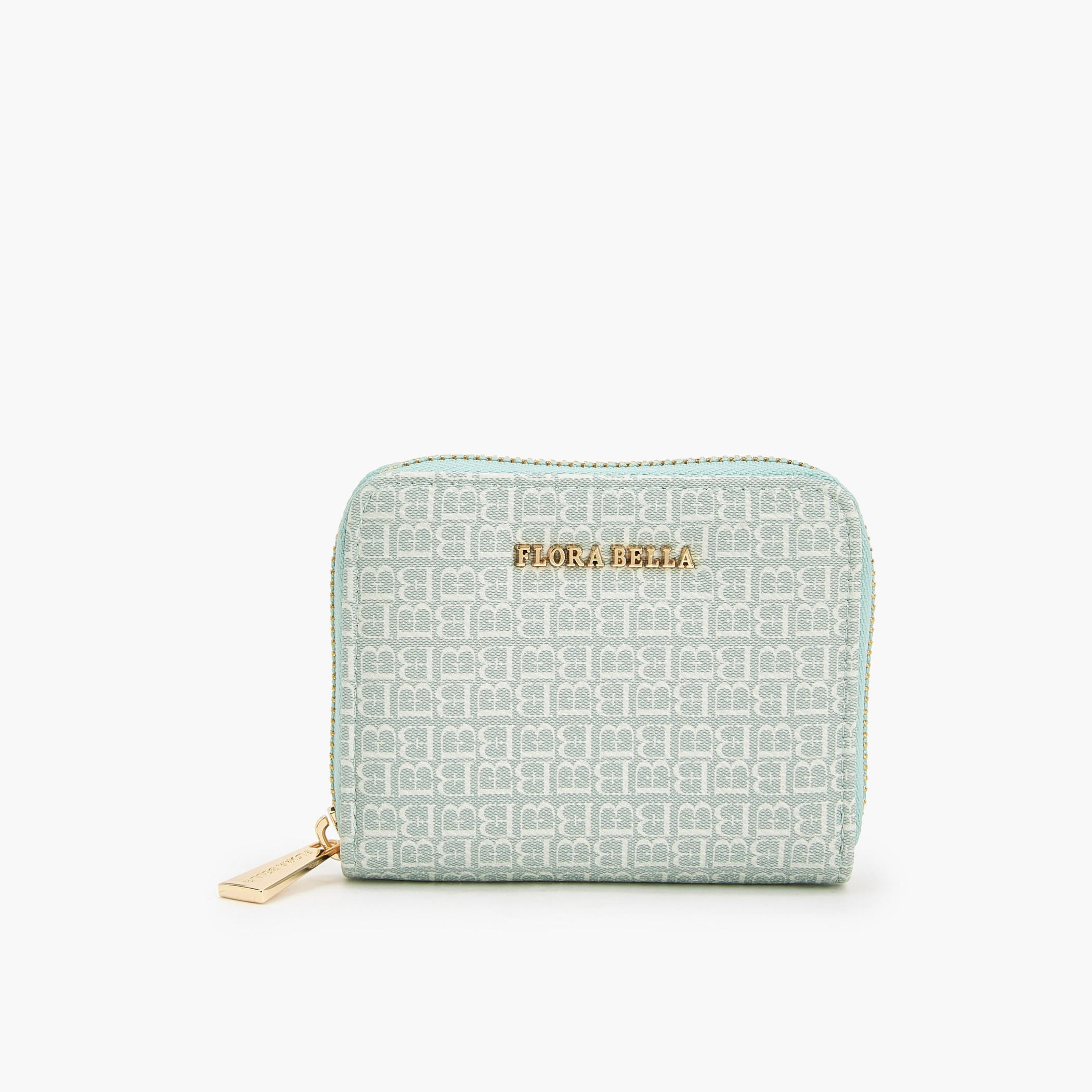 Flora Bella Monogram Print Zip Around Wallet-women-bagsandwallets-wallets-image-1