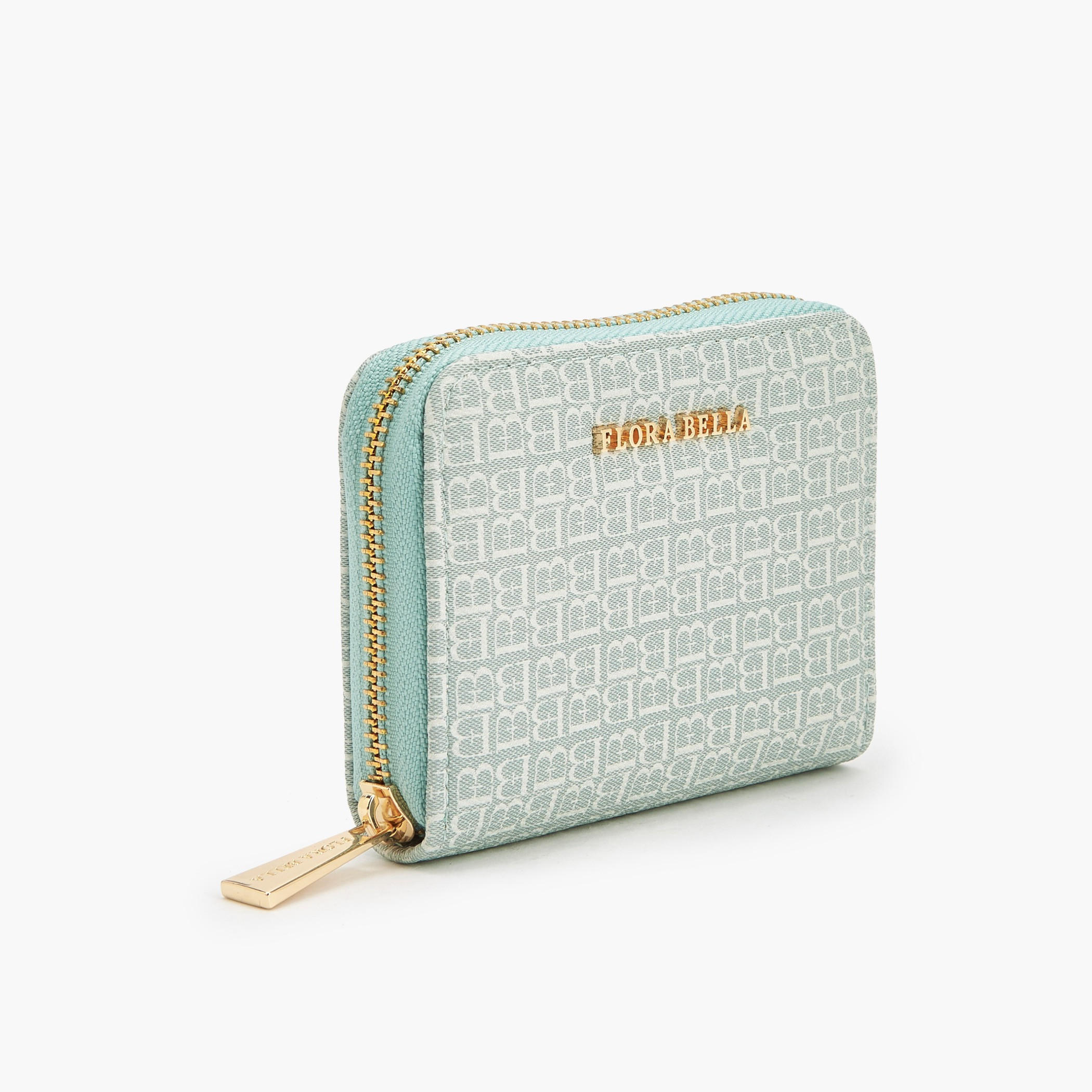 Flora Bella Monogram Print Zip Around Wallet-women-bagsandwallets-wallets-image-2