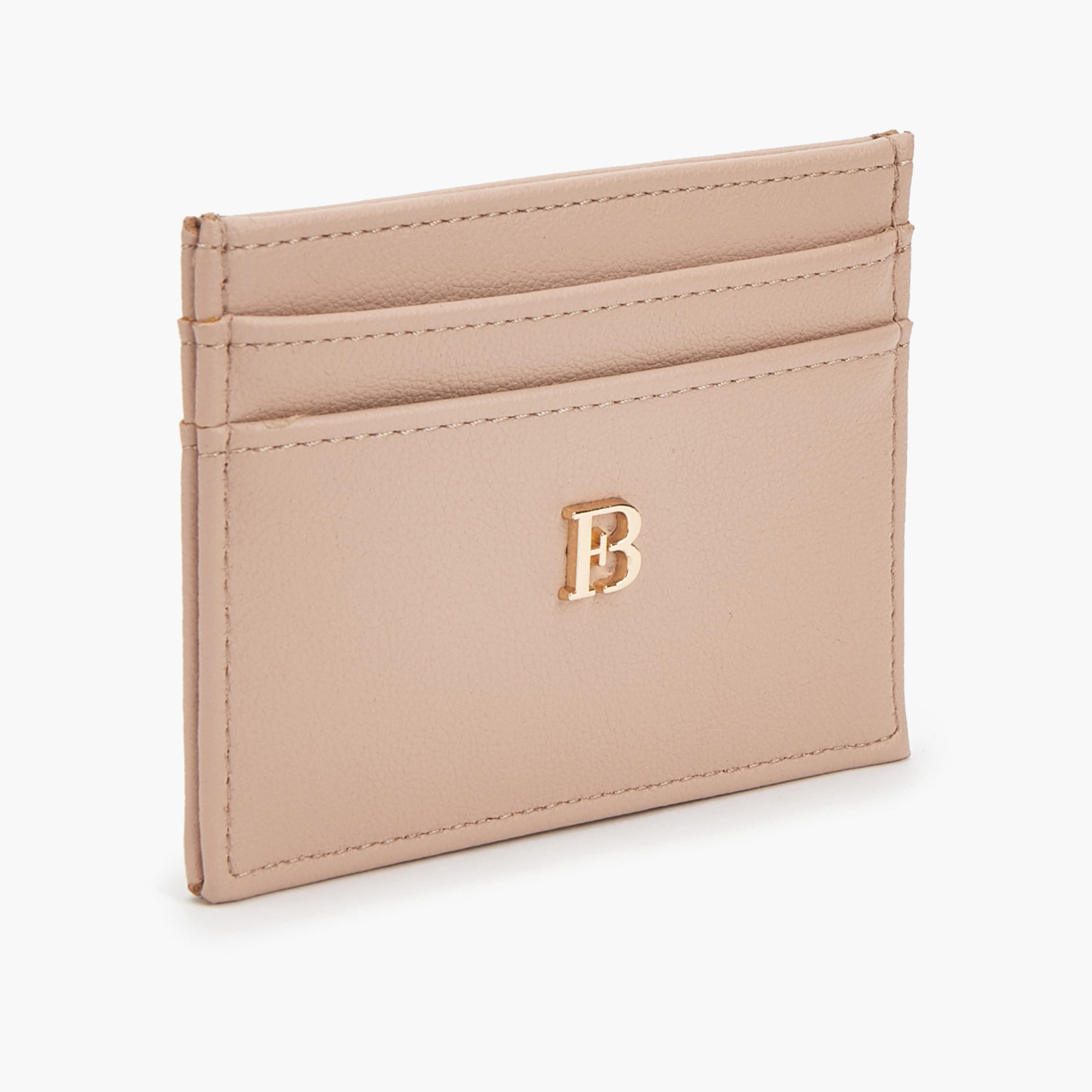 Flora Bella Logo Metallic Accent Card Holder-women-bagsandwallets-wallets-image-3