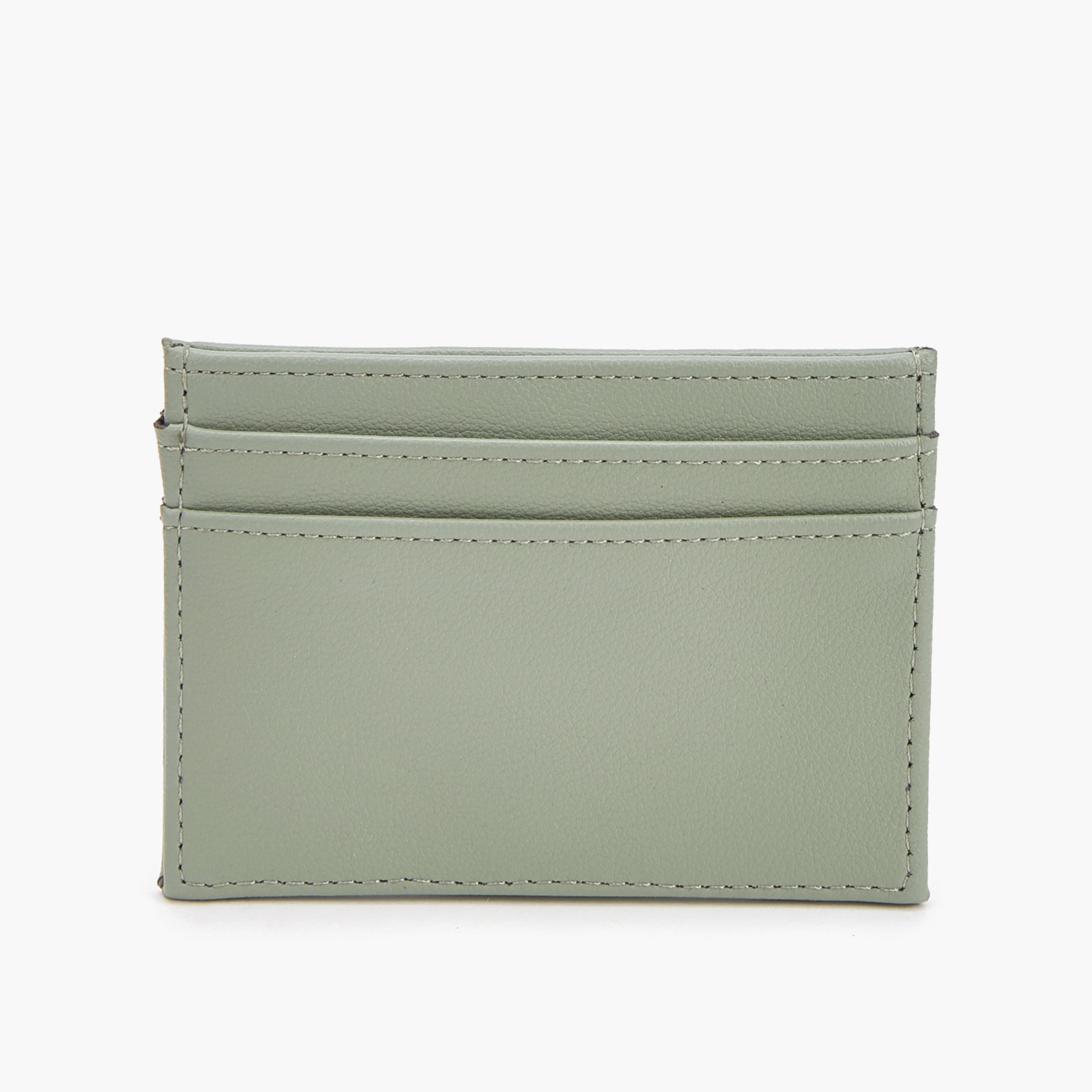 Flora Bella Logo Metallic Accent Card Holder-women-bagsandwallets-wallets-image-2
