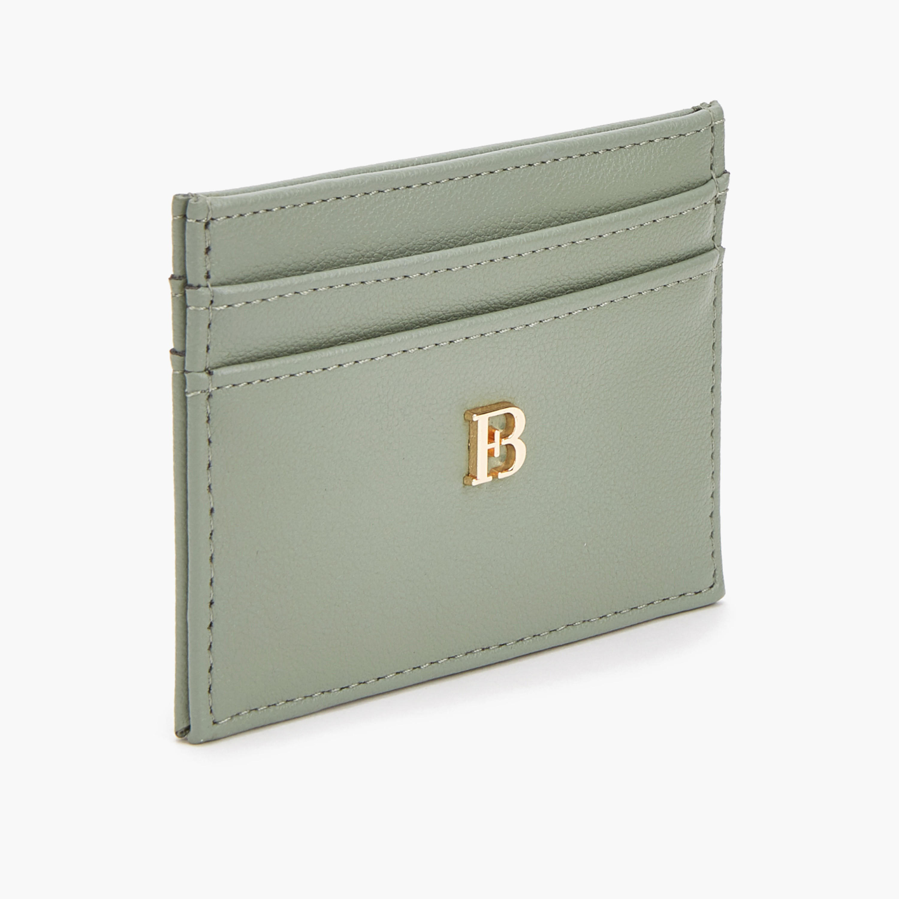 Flora Bella Logo Metallic Accent Card Holder-women-bagsandwallets-wallets-image-3